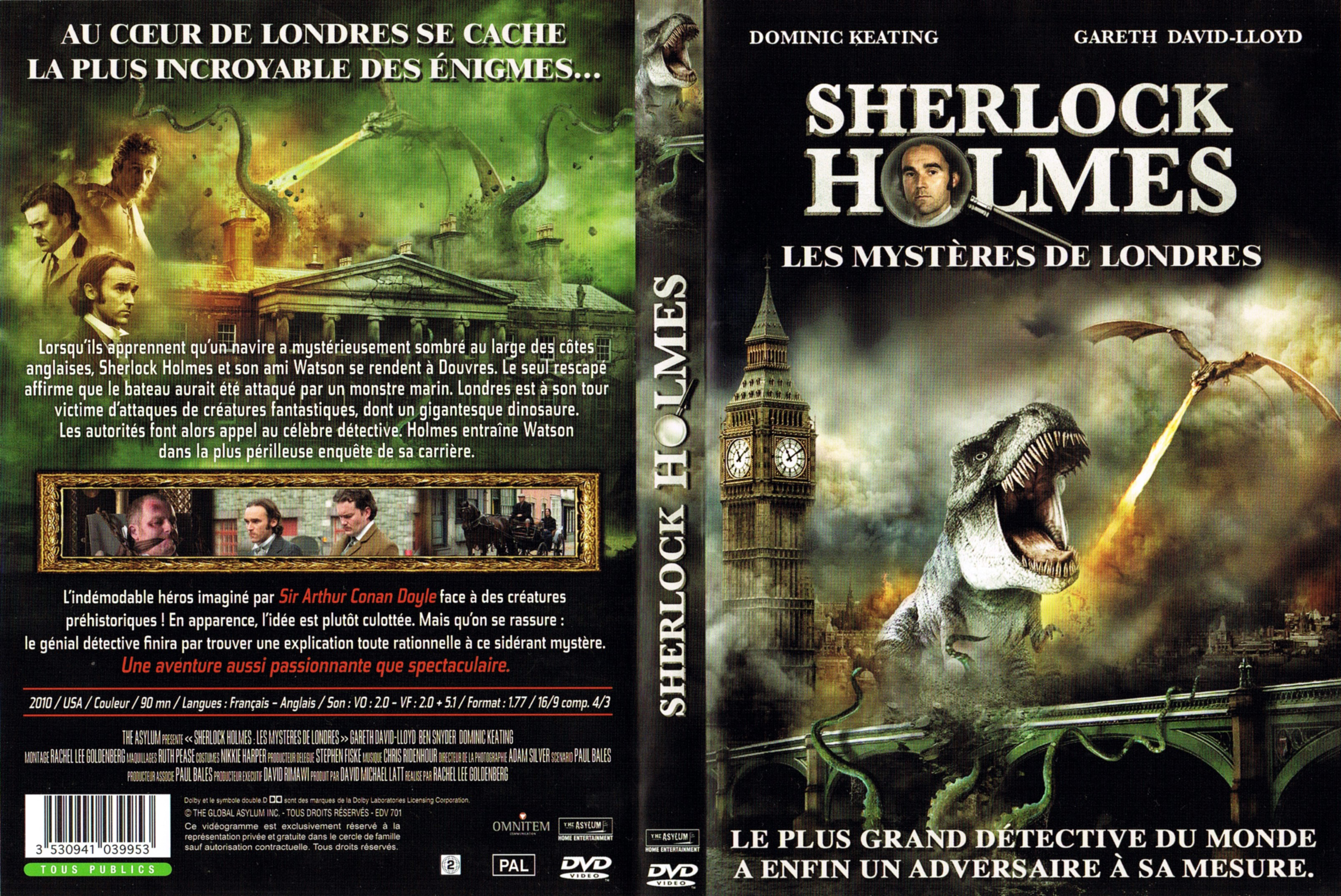 Jaquette DVD Sherlock Holmes - Les Mystres De Londres