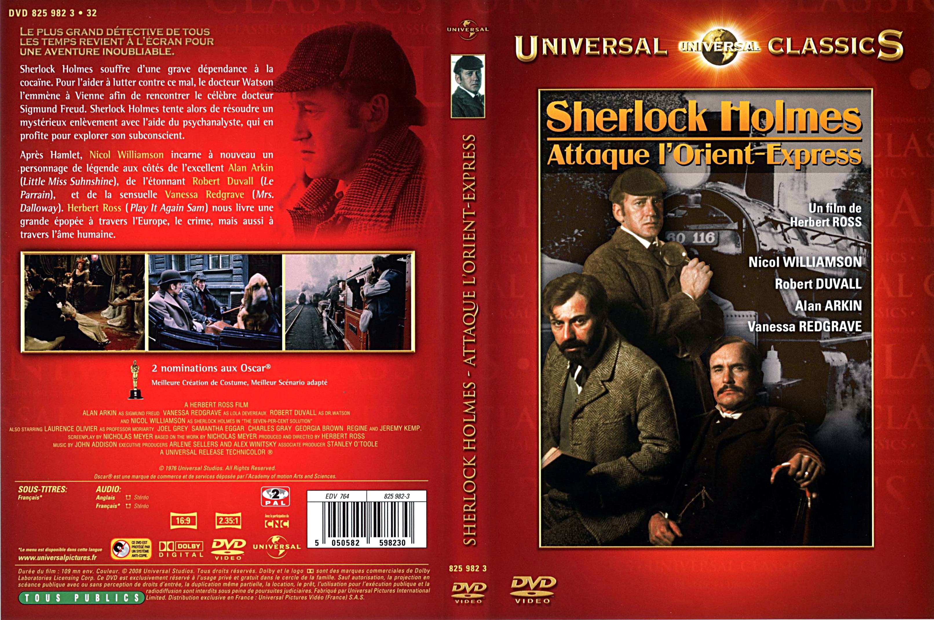 Jaquette DVD Sherlock Holmes attaque l