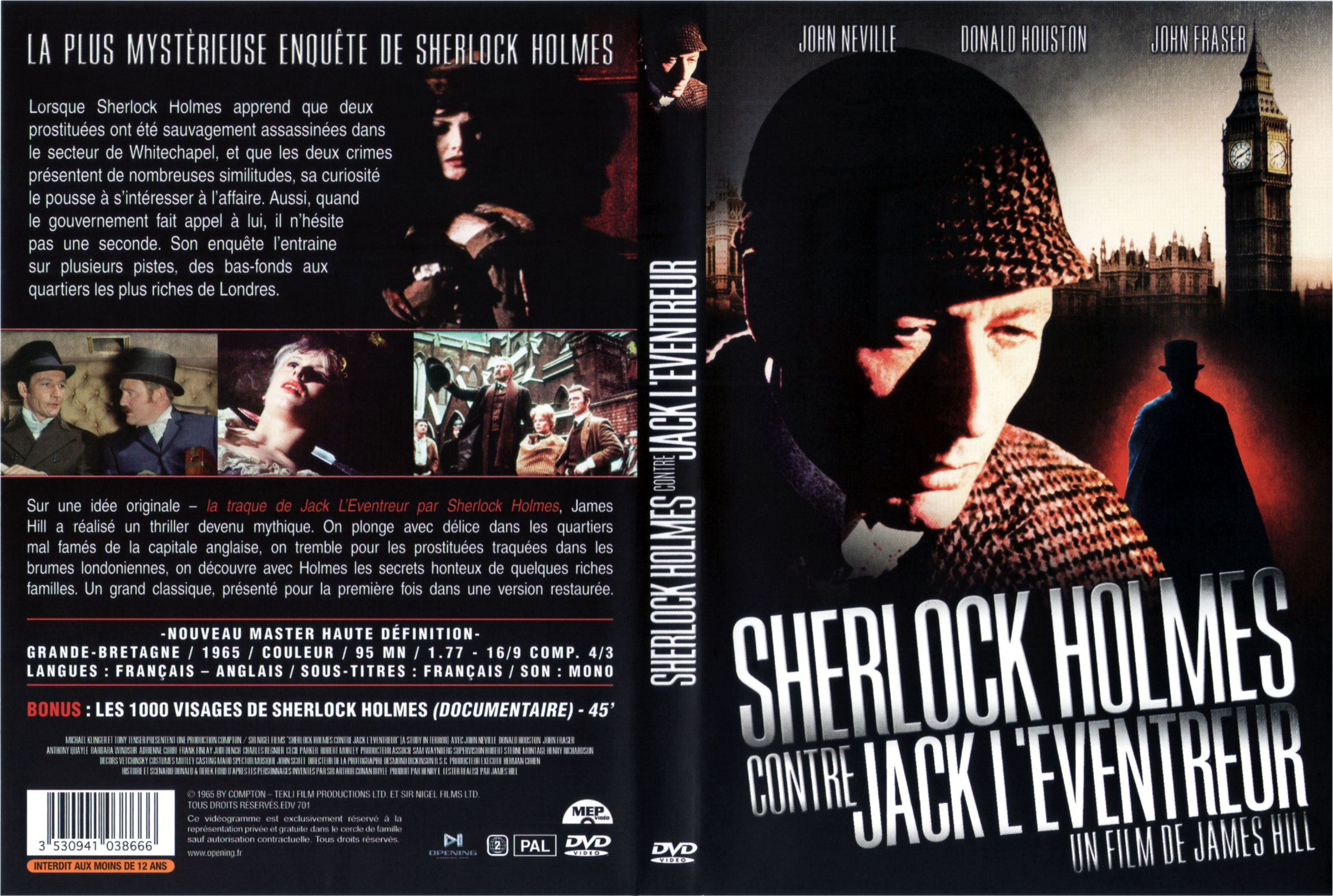 Jaquette DVD Sherlock Holmes contre Jack l