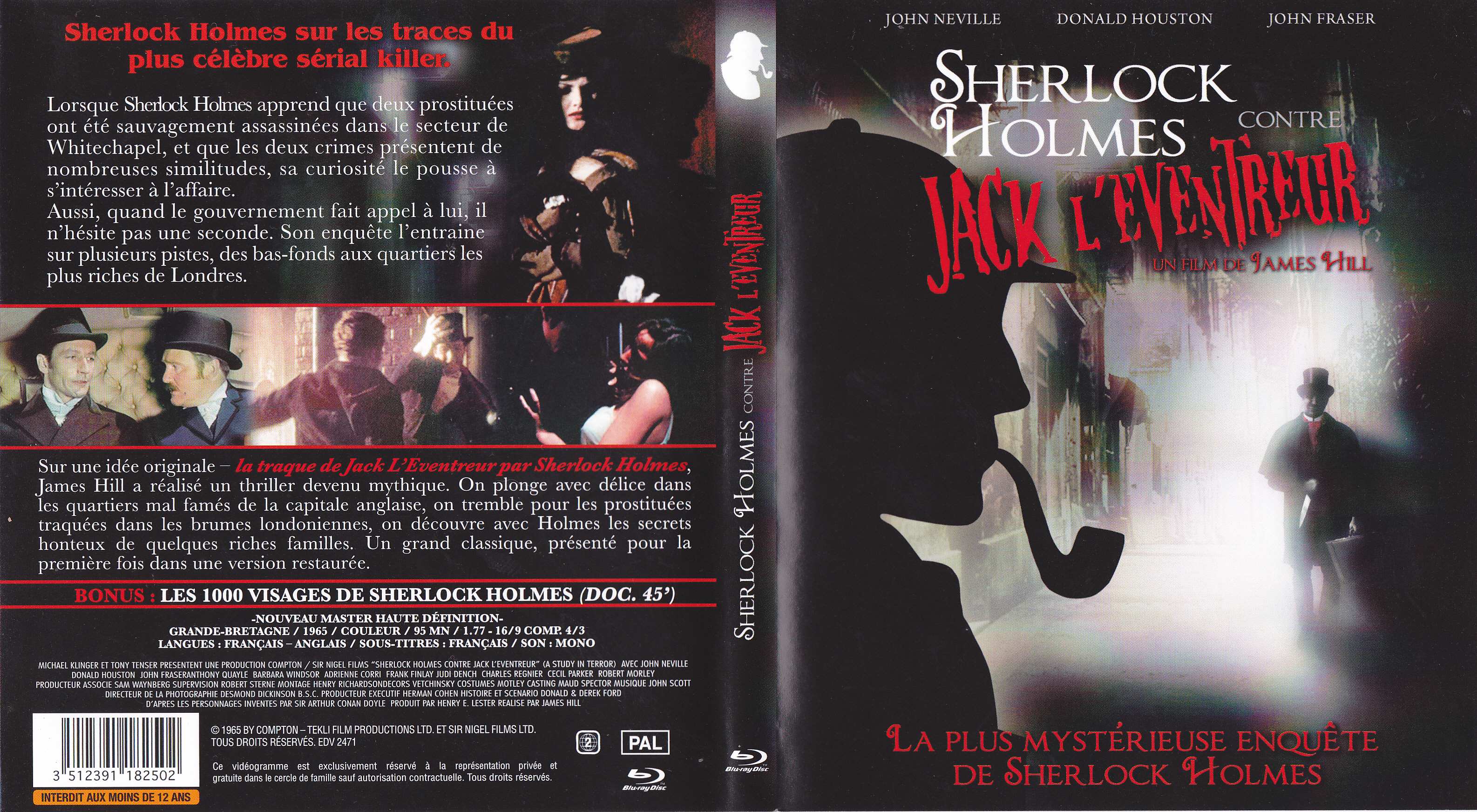 Jaquette DVD Sherlock Holmes contre Jack l