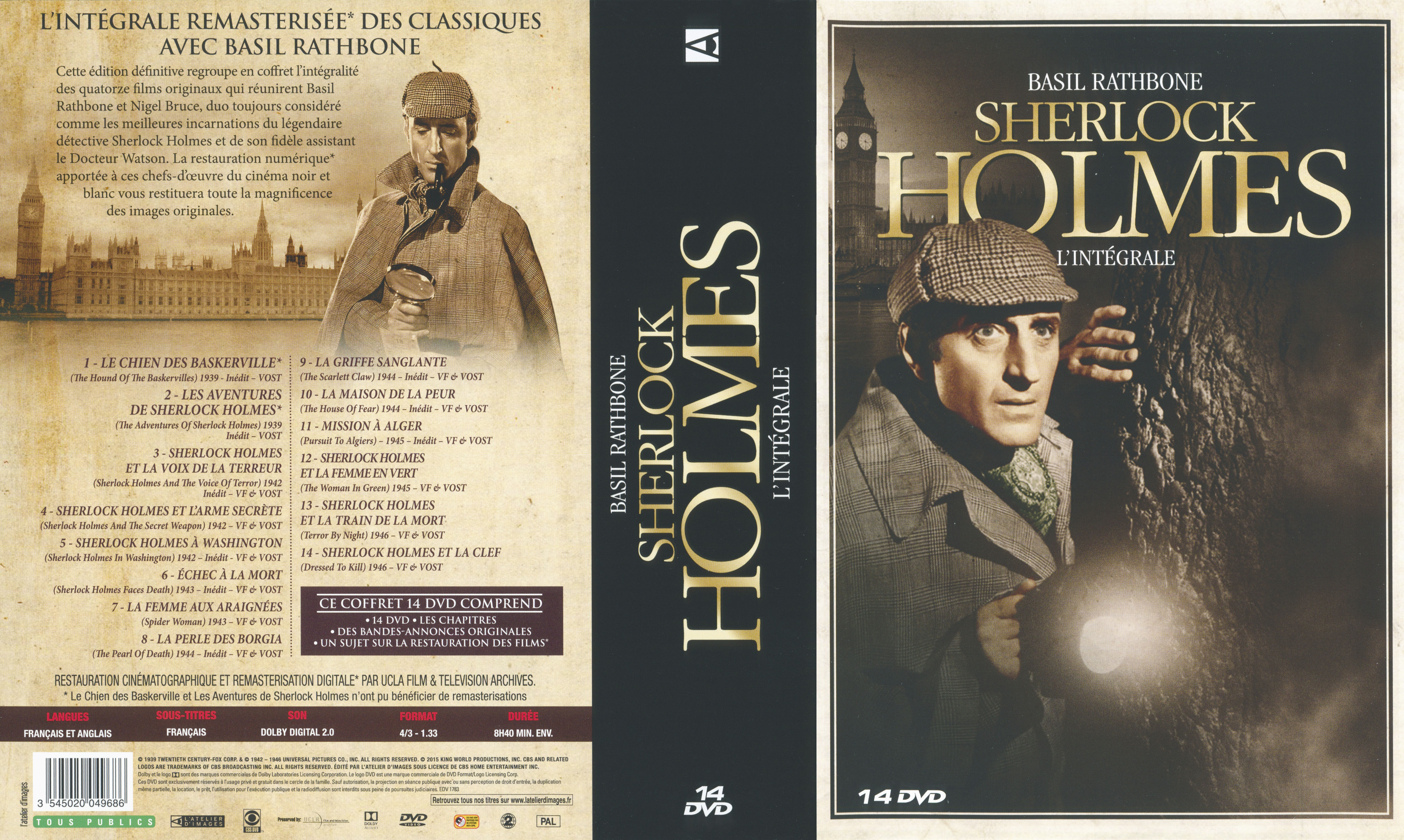 Jaquette DVD Sherlock Holmes l