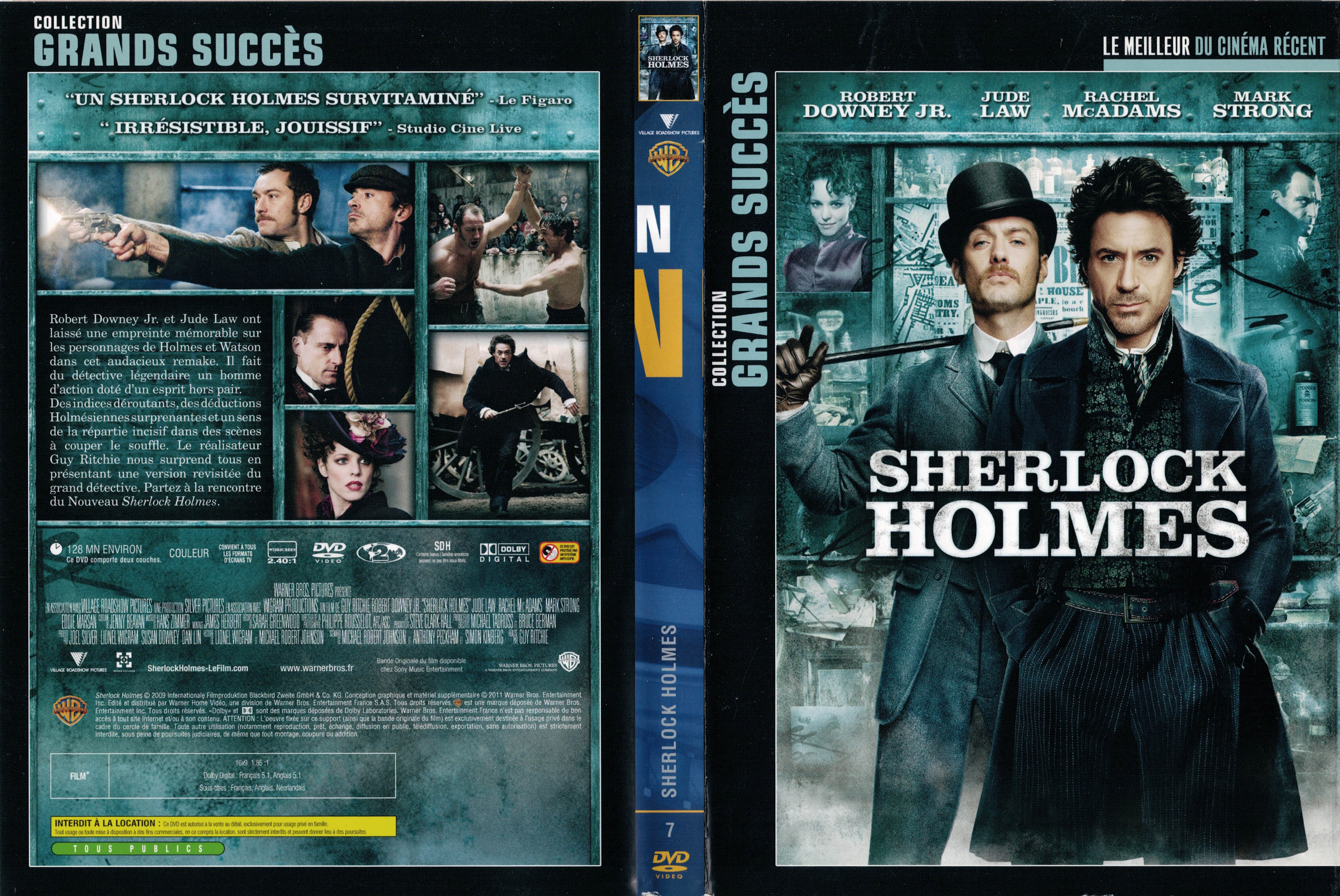 Jaquette DVD Sherlock Holmes v2
