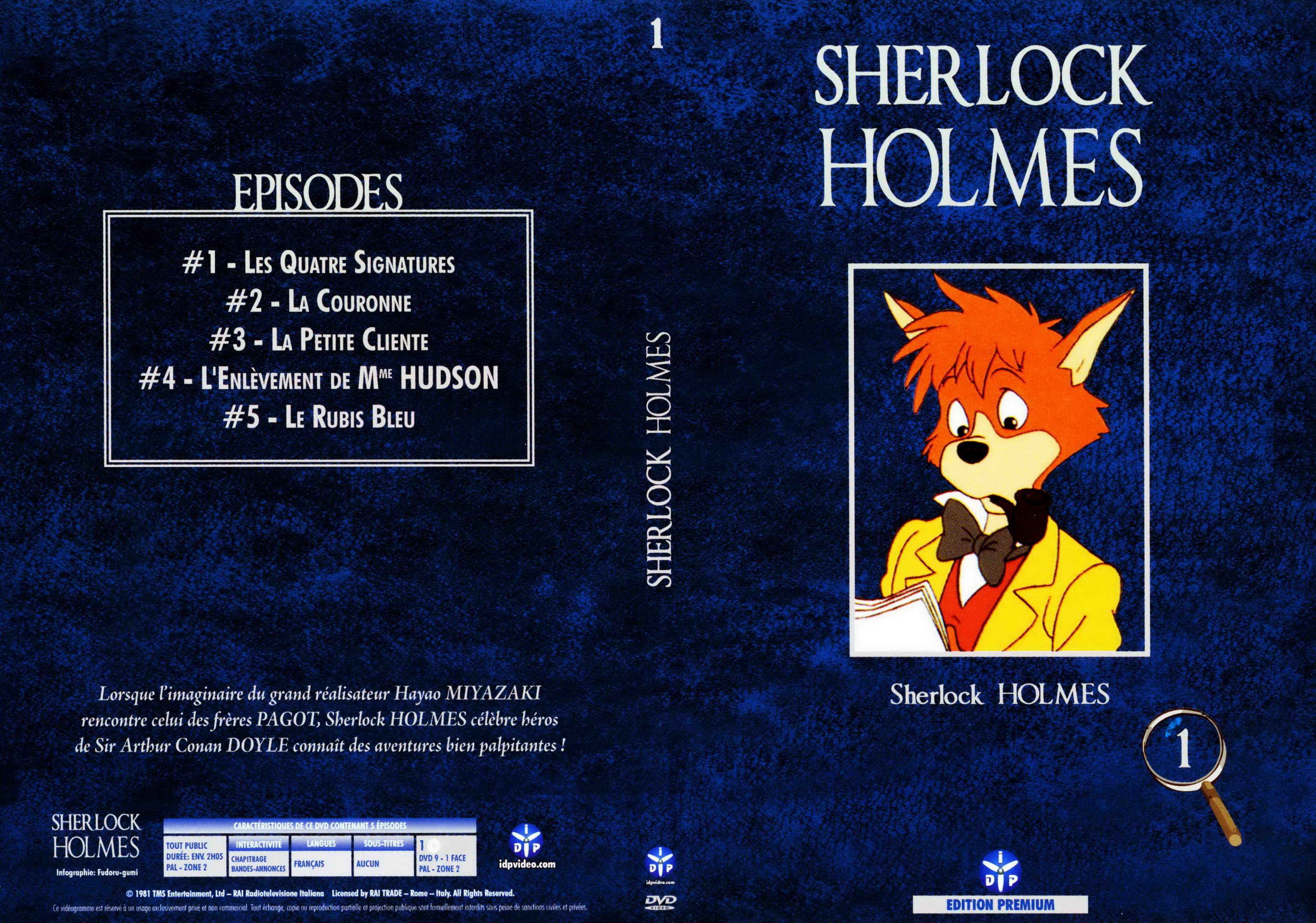 Jaquette DVD Sherlock Holmes vol 1 v2