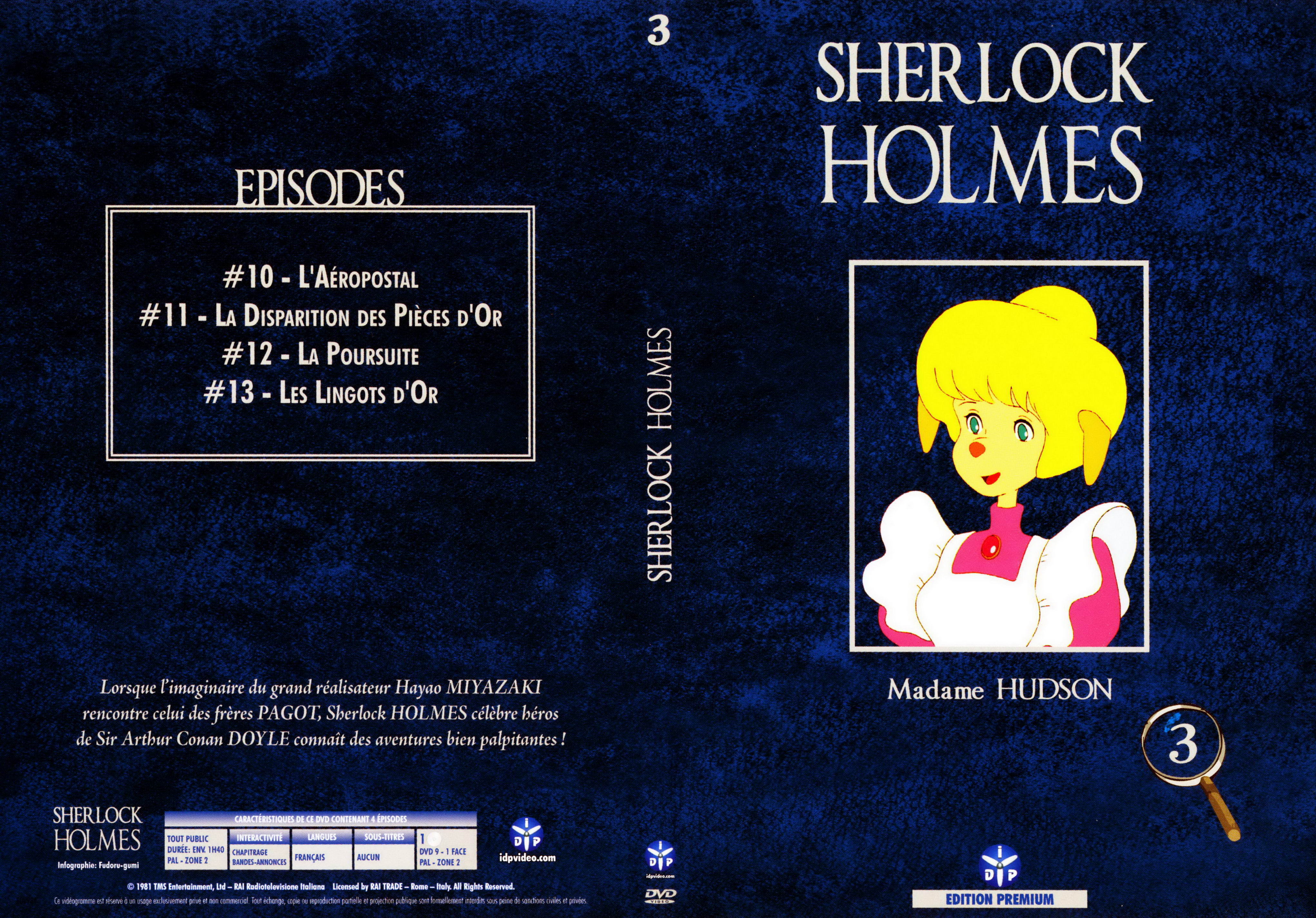 Jaquette DVD Sherlock Holmes vol 3 v2