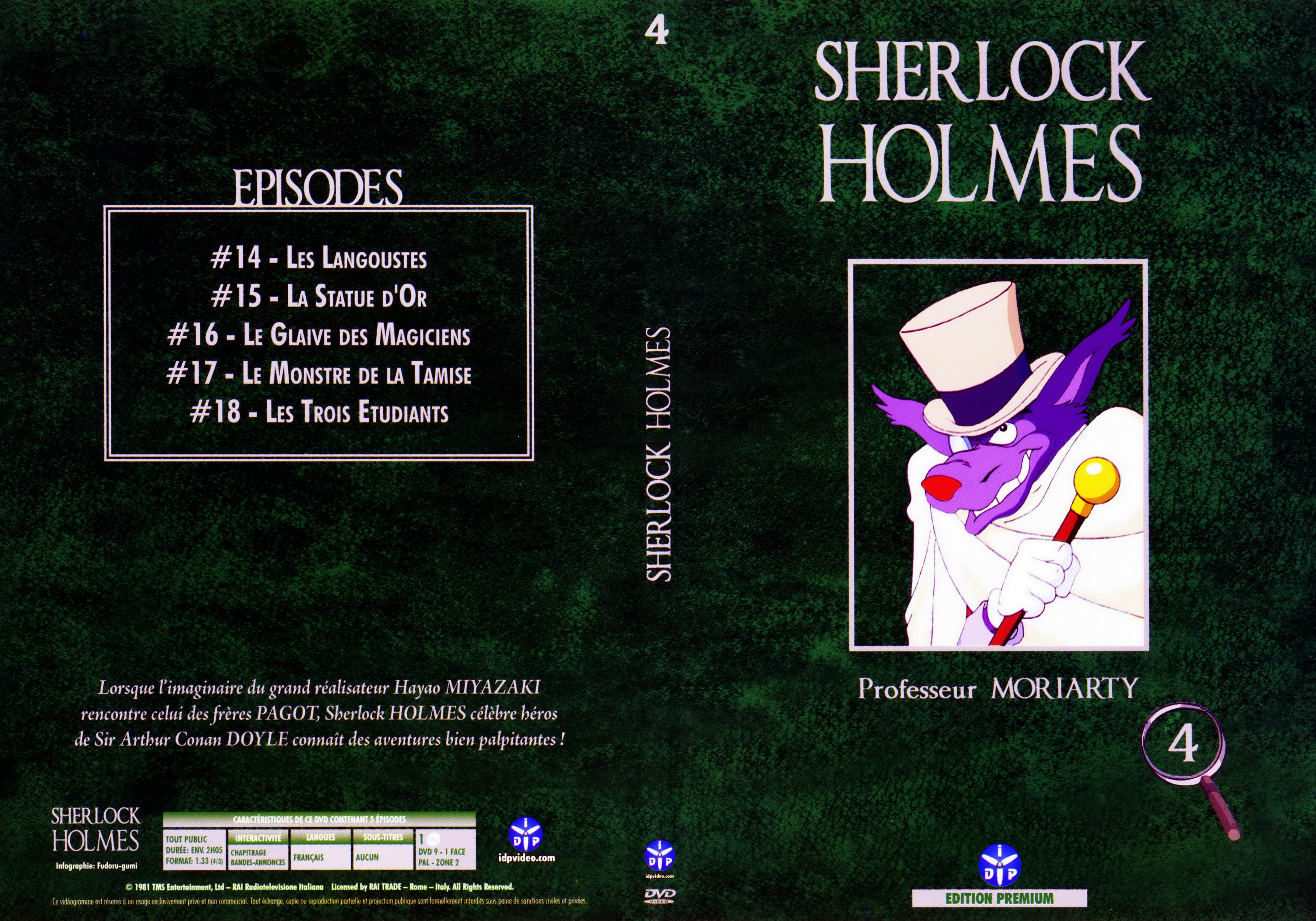 Jaquette DVD Sherlock Holmes vol 4 v2