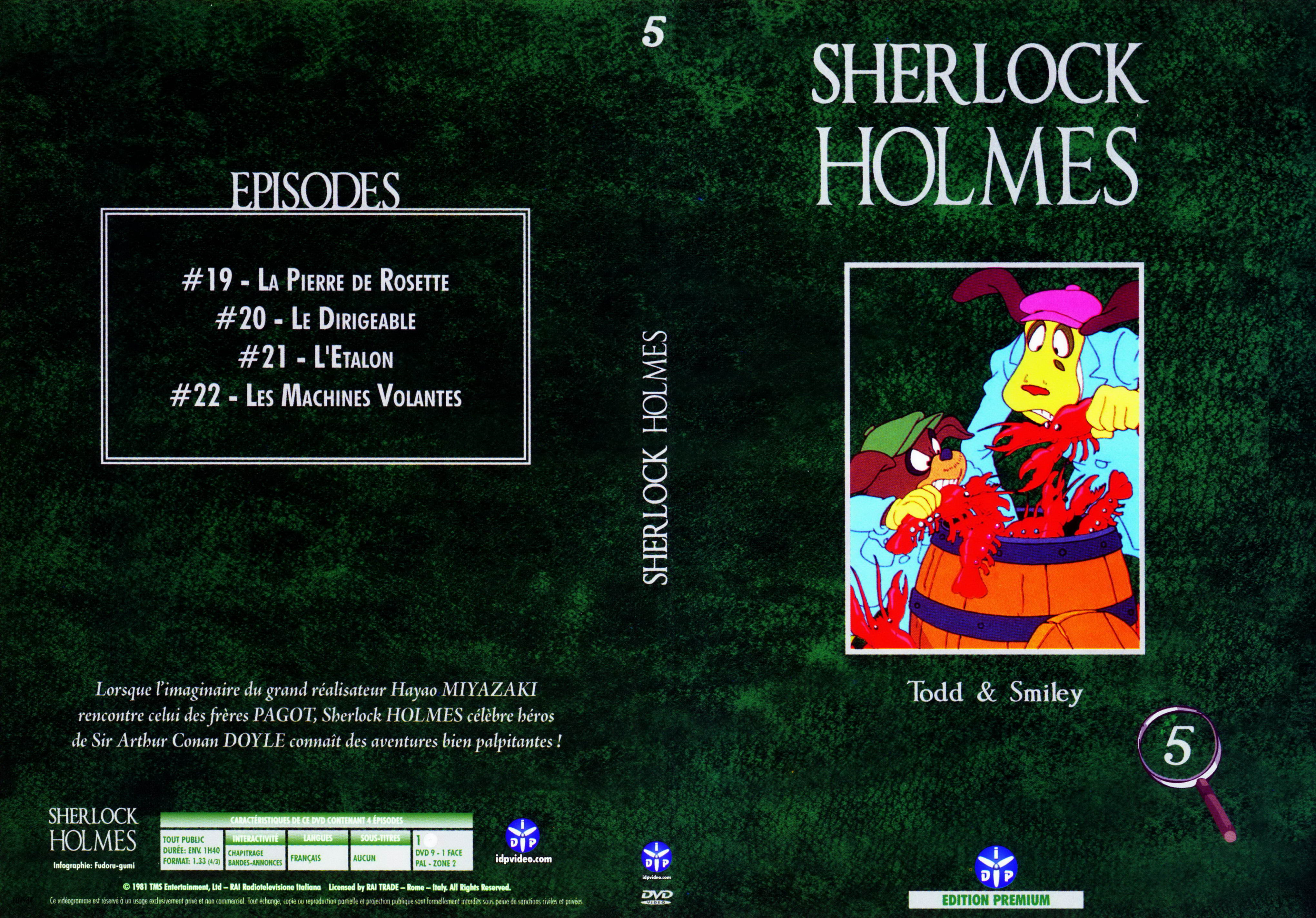 Jaquette DVD Sherlock Holmes vol 5 v2