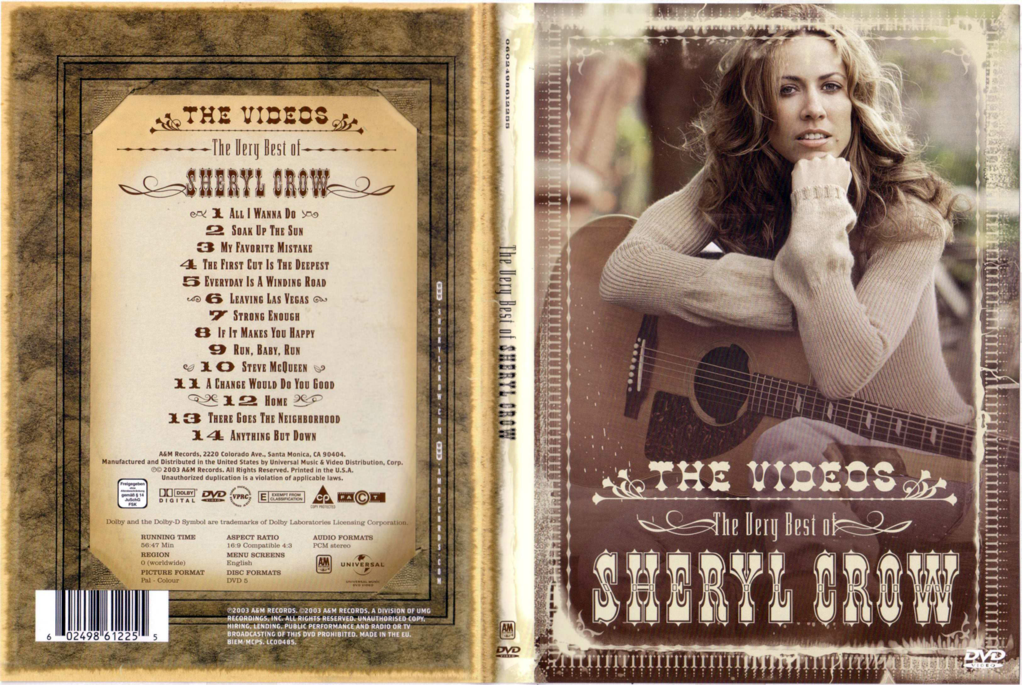 Jaquette DVD Sheryl Crow The very best of