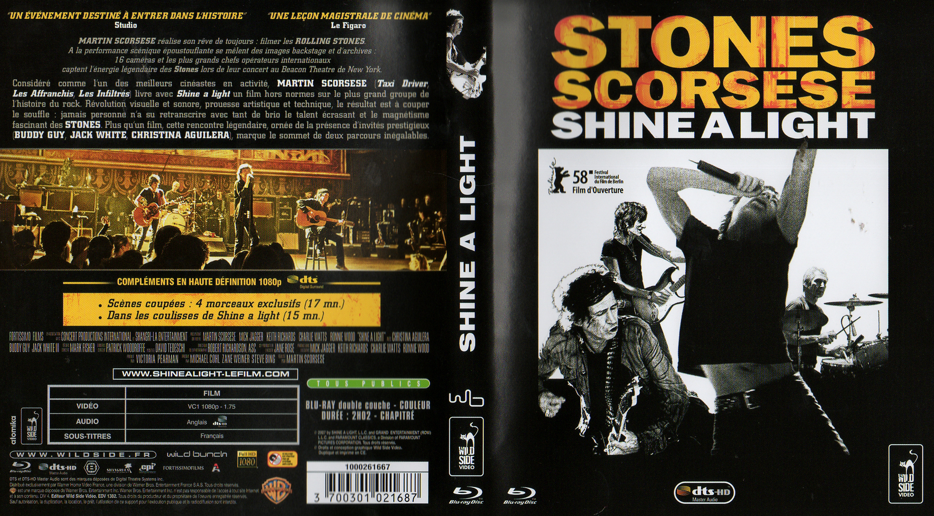 Jaquette DVD Shine a light (BLU-RAY)