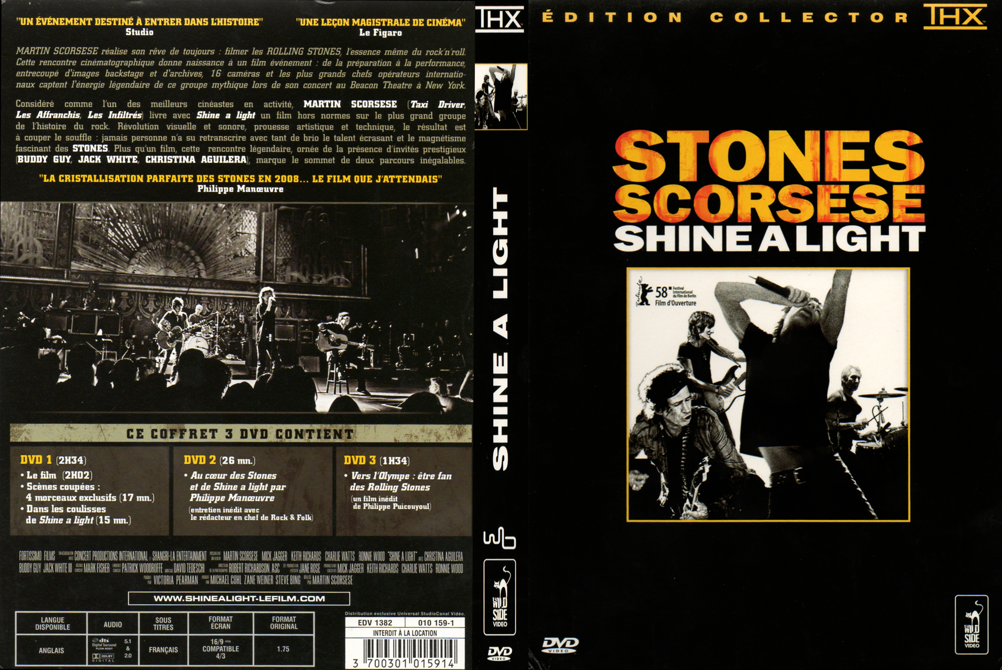 Jaquette DVD Shine a light v2