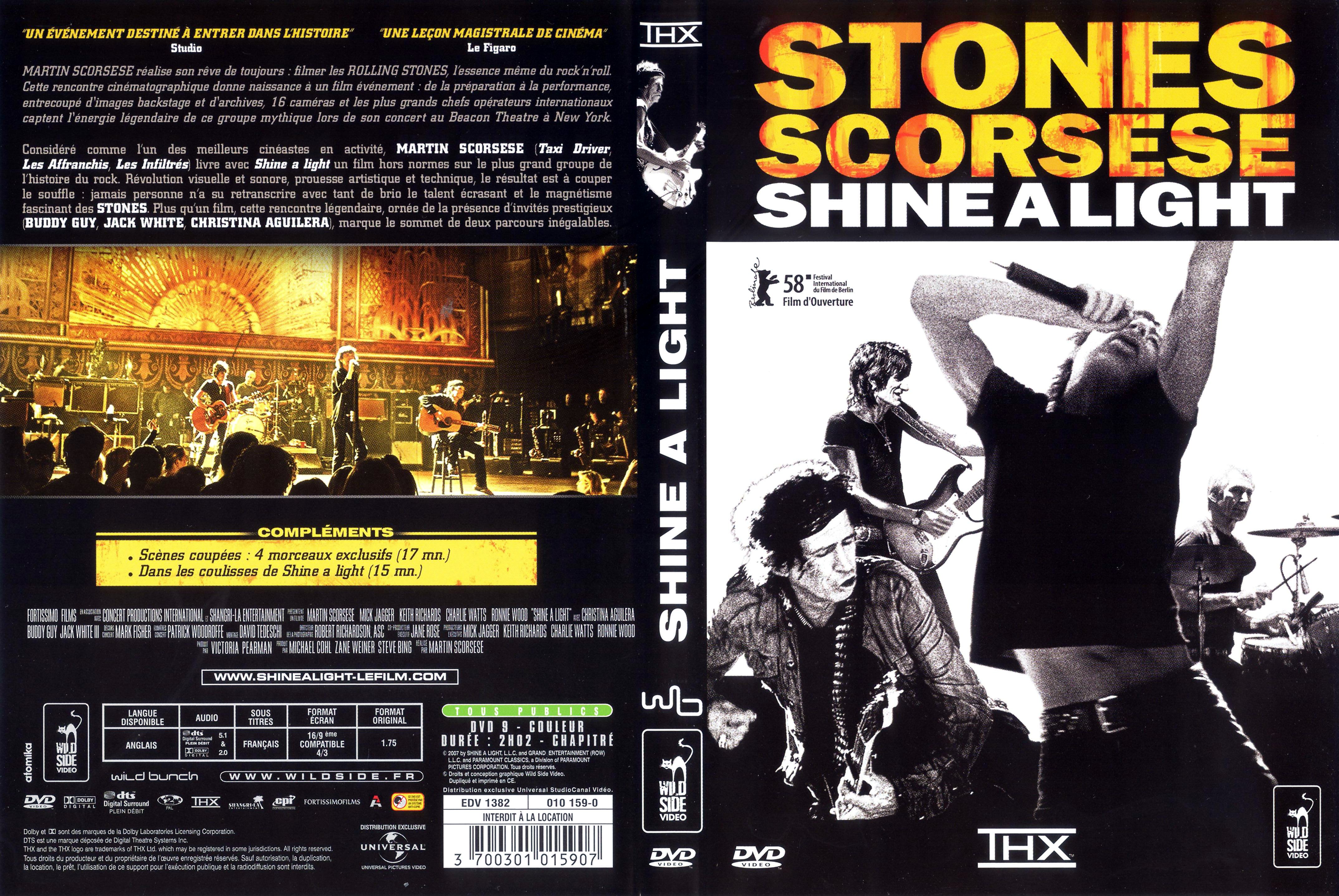 Jaquette DVD Shine a light v3