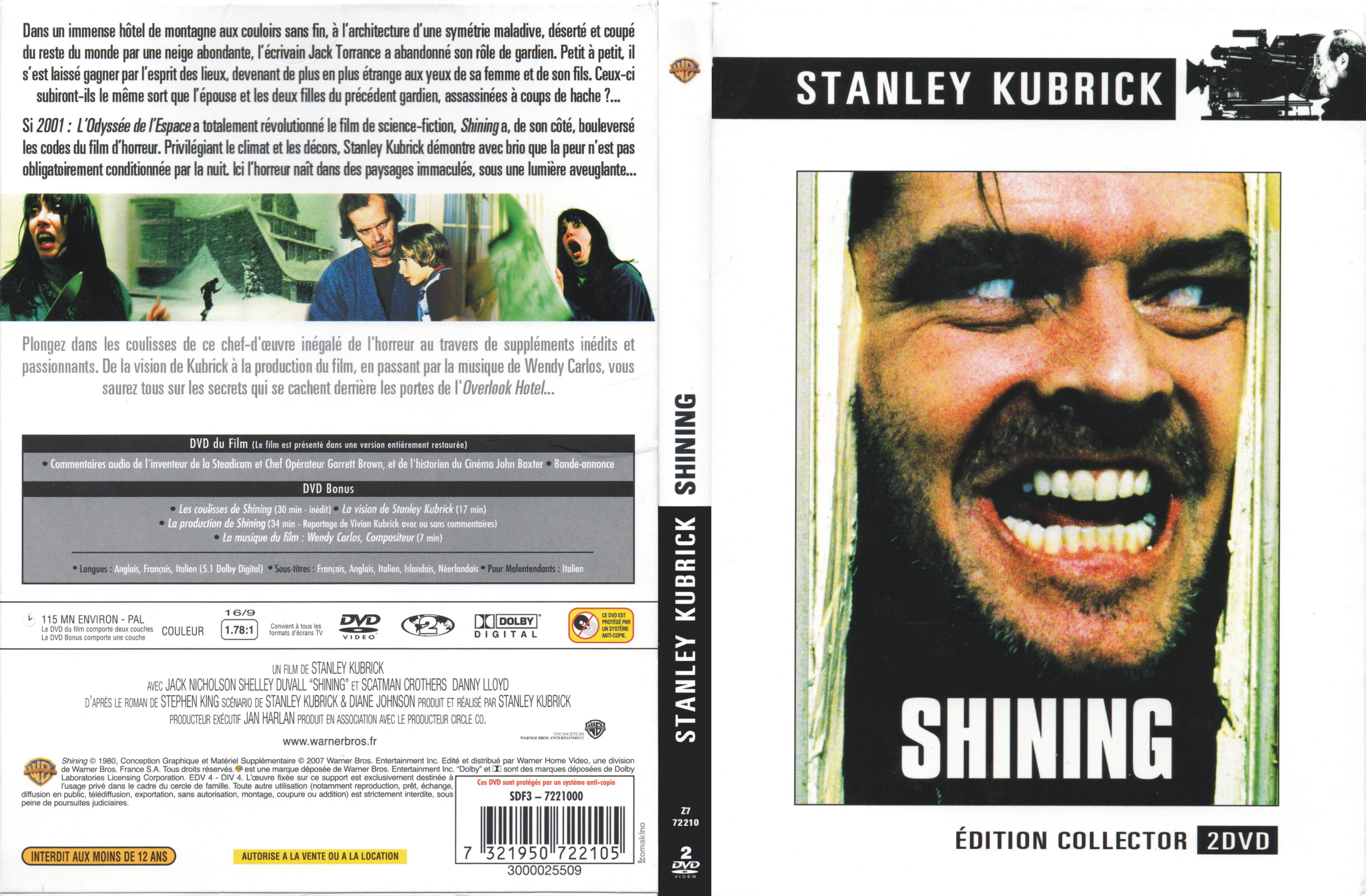 Jaquette DVD Shining v2