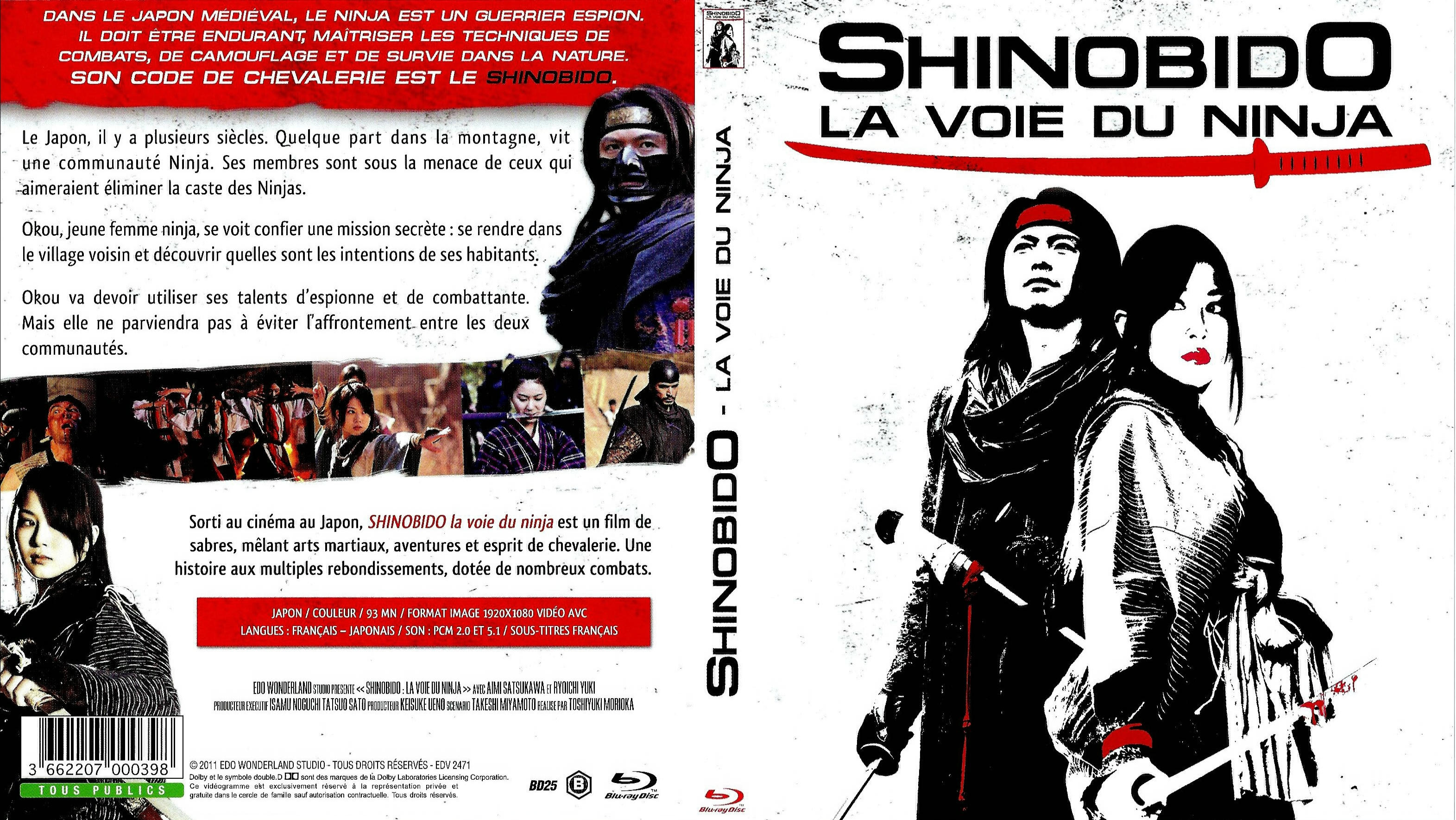 Jaquette DVD Shinobido, la voie du Ninja (BLU-RAY)