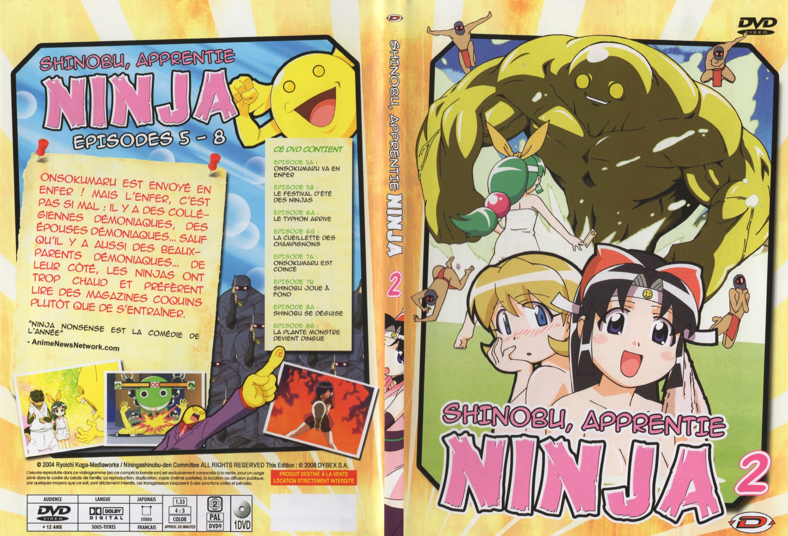 Jaquette DVD Shinobu, apprentie ninja Vol 2