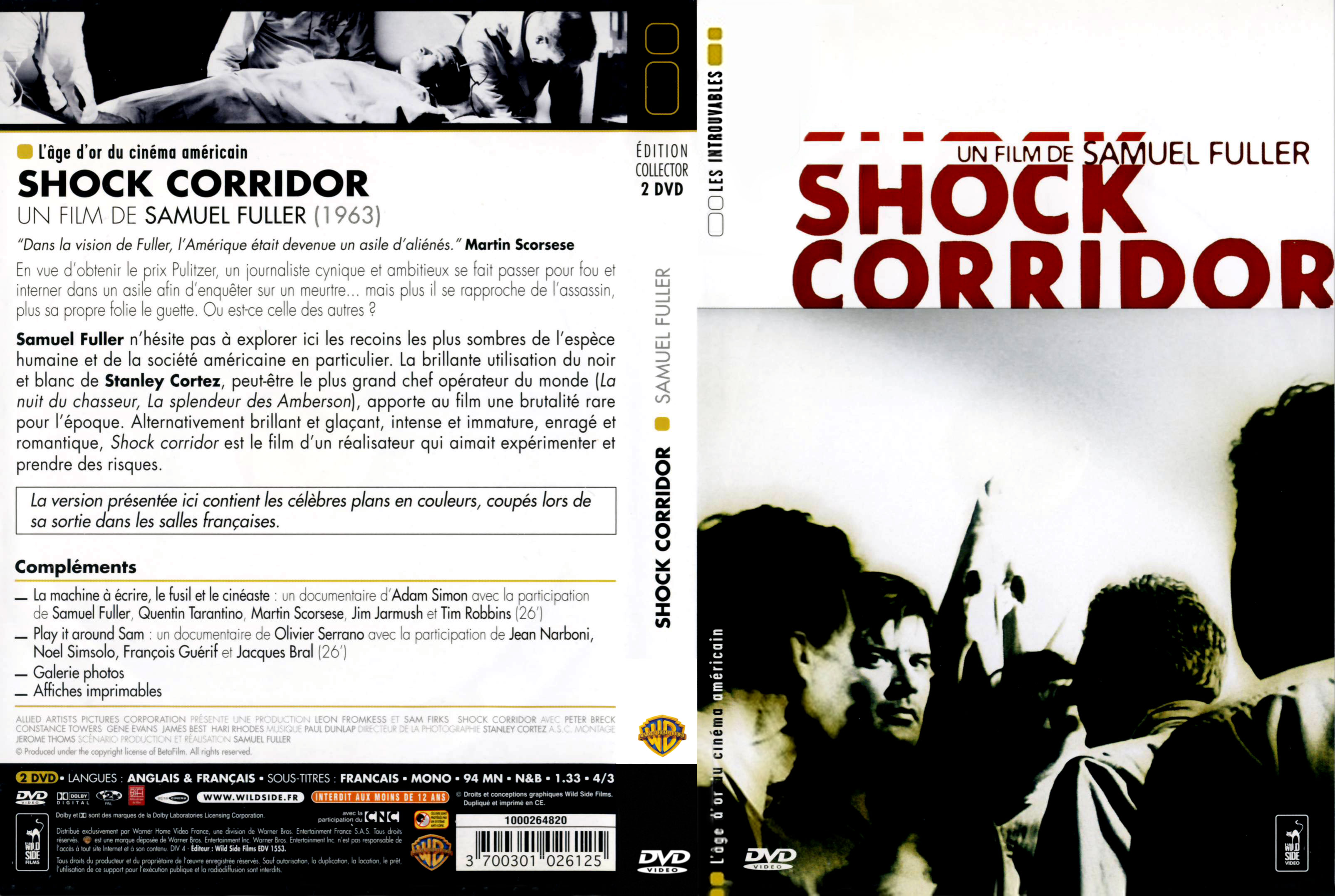 Jaquette DVD Shock corridor