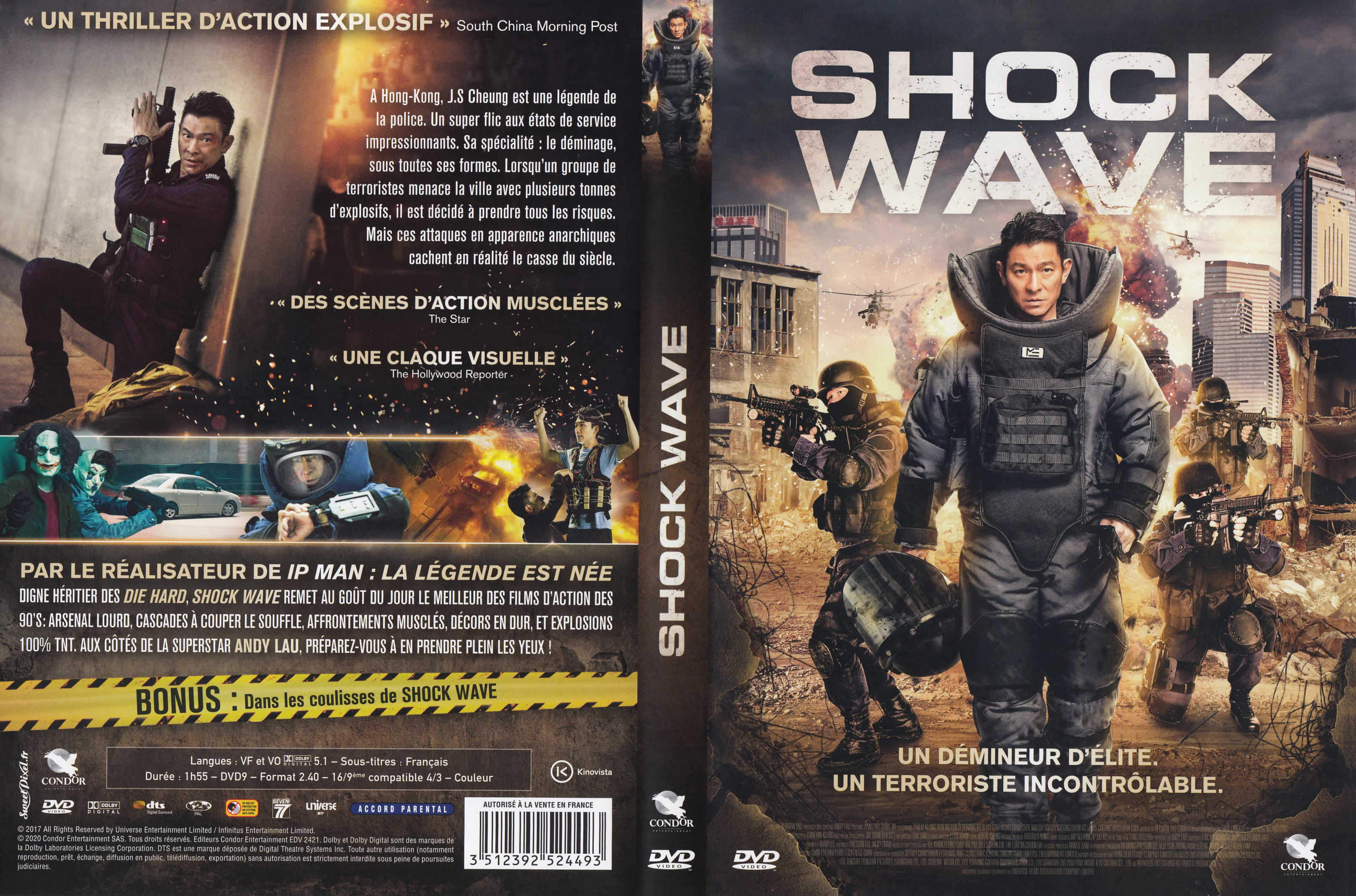 Jaquette DVD Shock wave (2017)