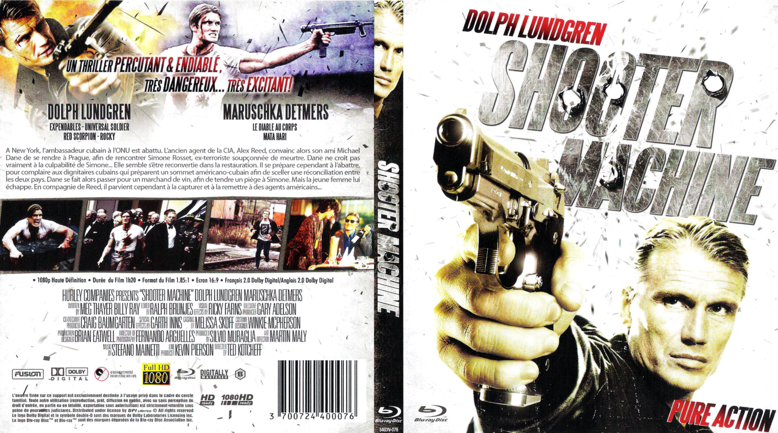 Jaquette DVD Shooter machine (BLU-RAY)