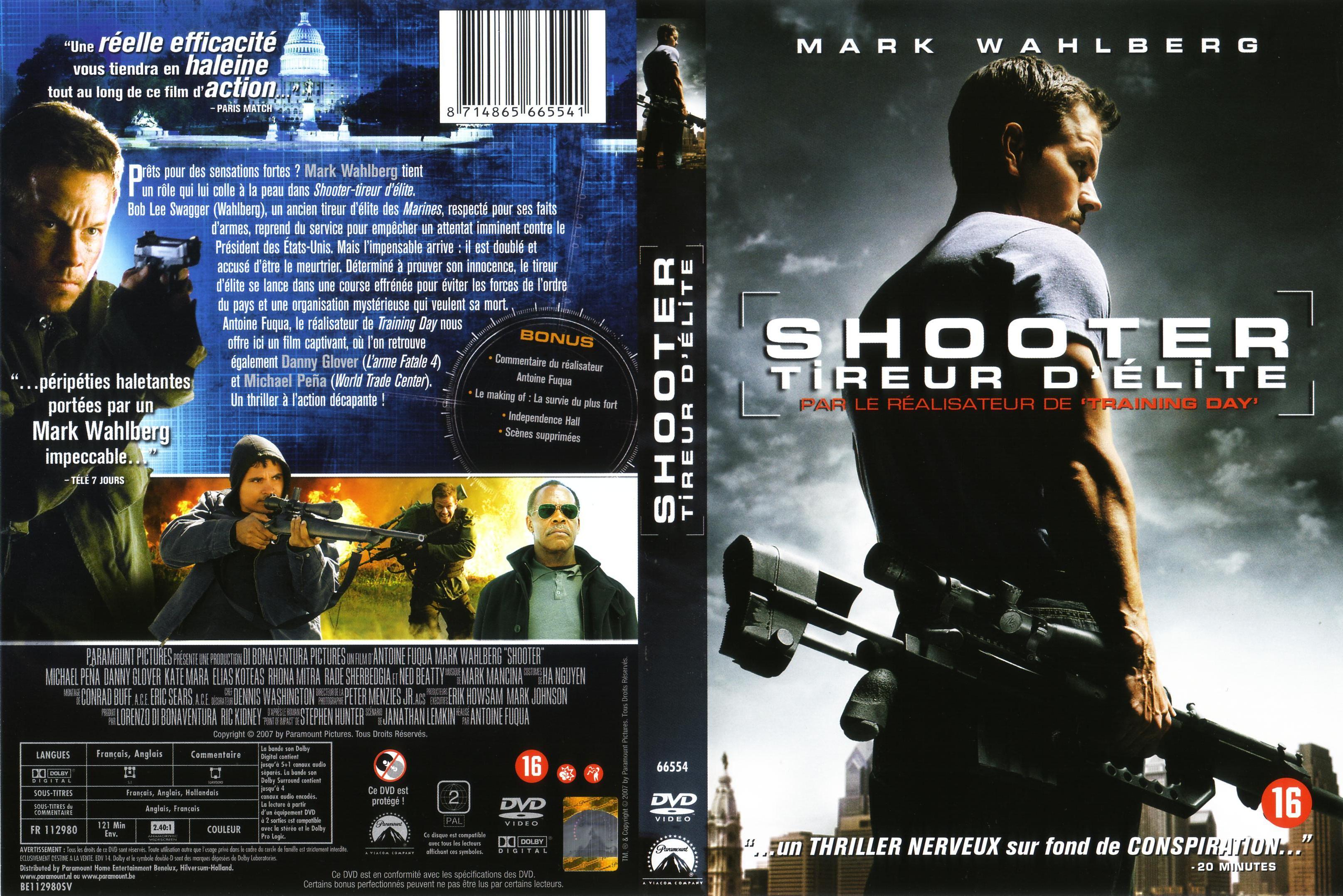 Jaquette DVD Shooter tireur d