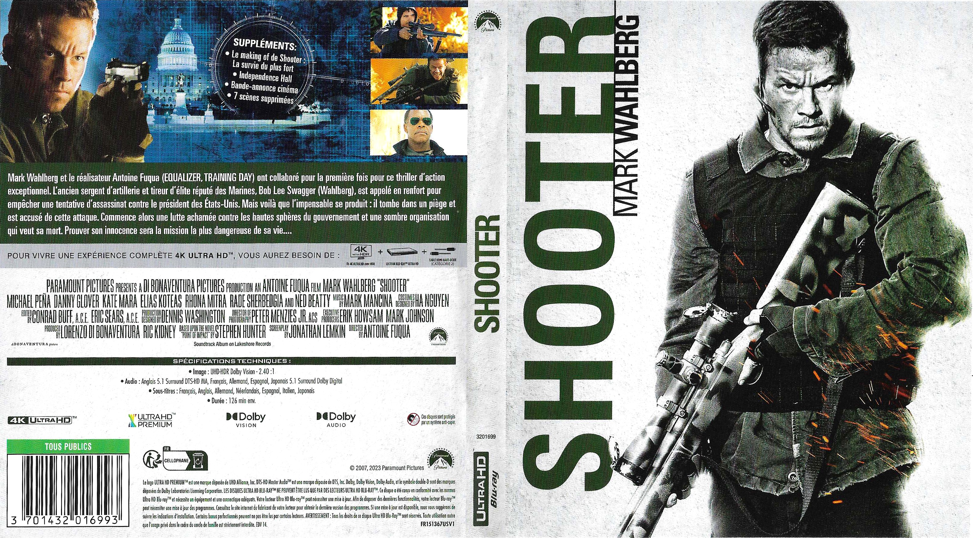 Jaquette DVD Shooter tireur d