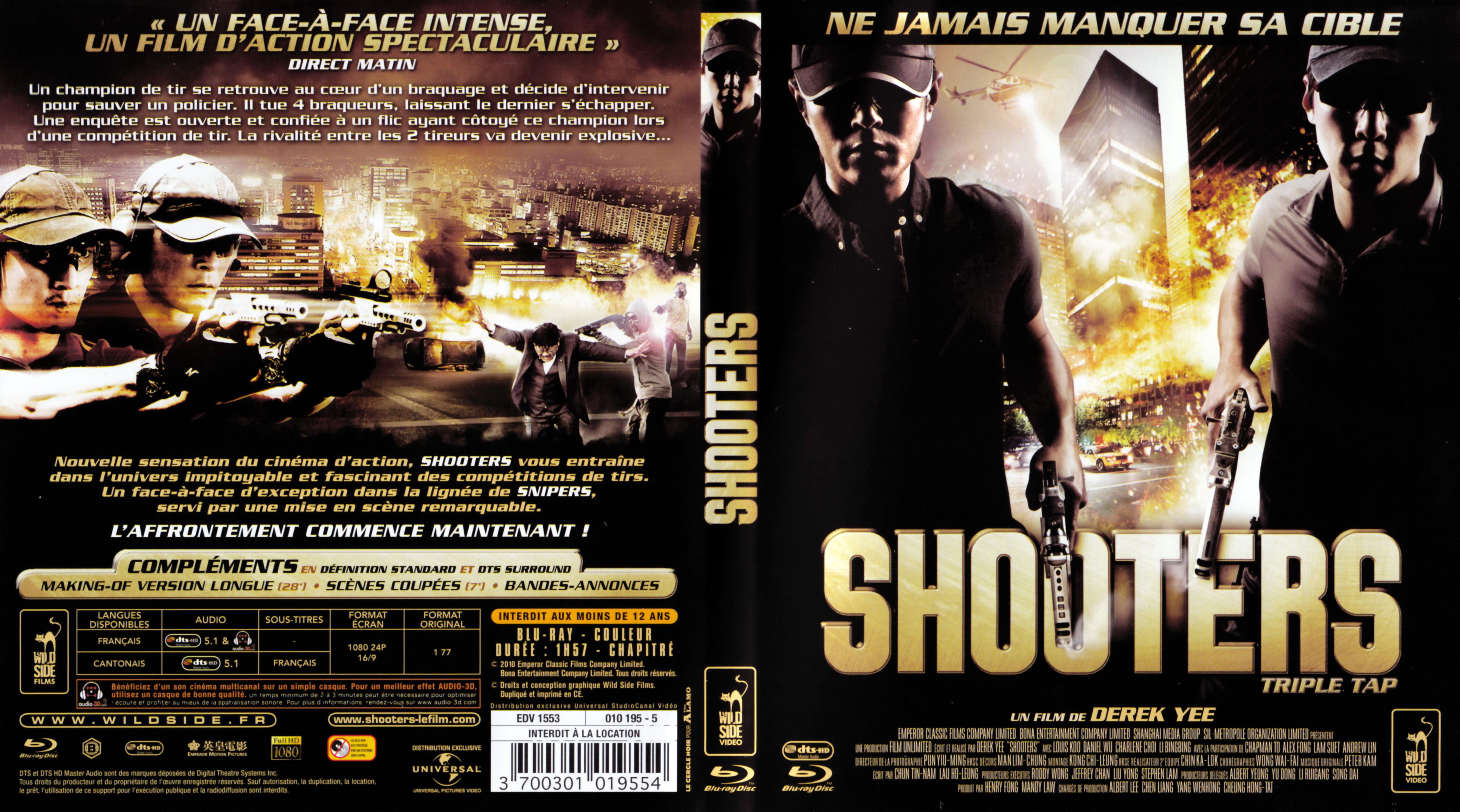 Jaquette DVD Shooters (BLU-RAY)