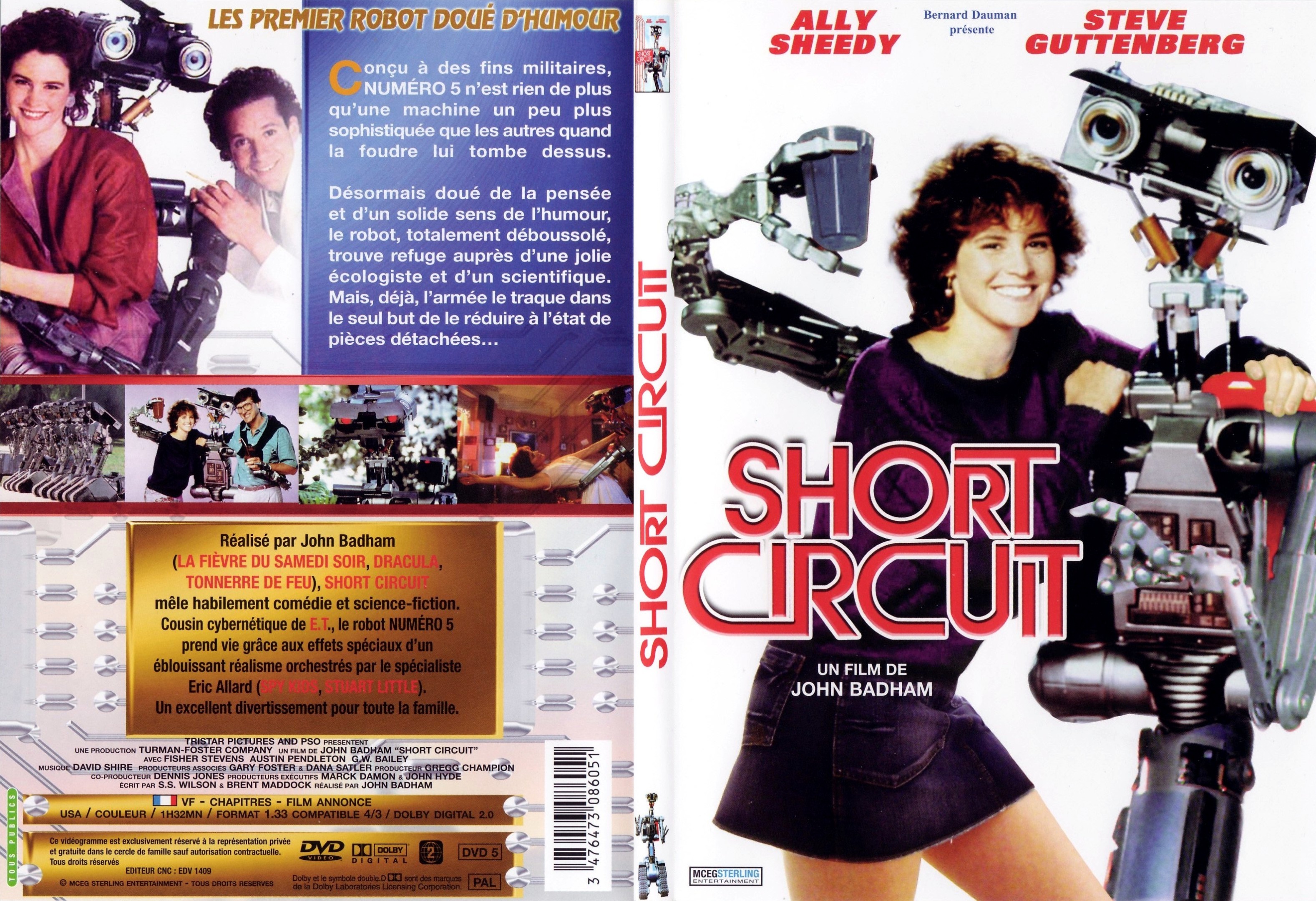 Jaquette DVD Short circuit - SLIM v2