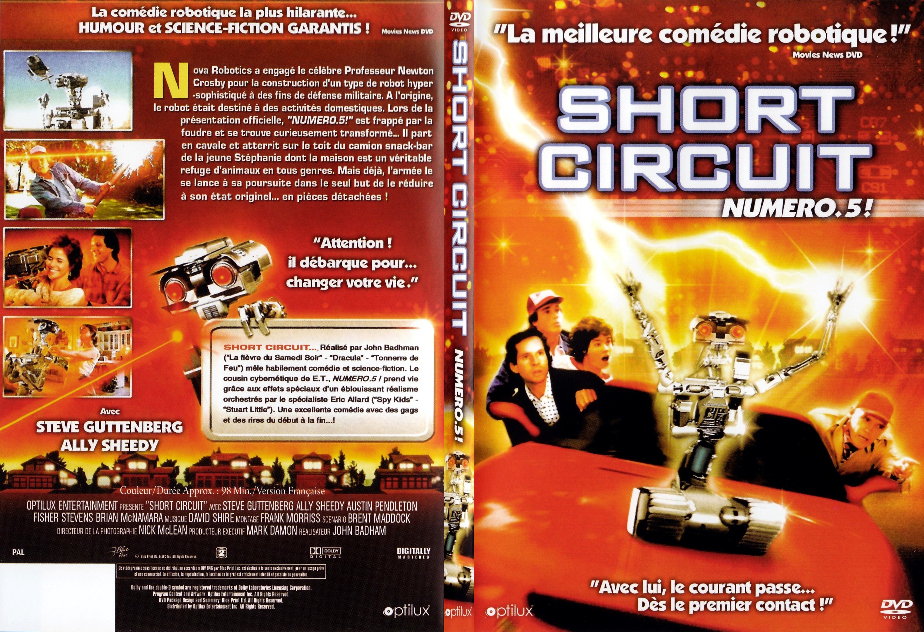 Jaquette DVD Short circuit - SLIM v3