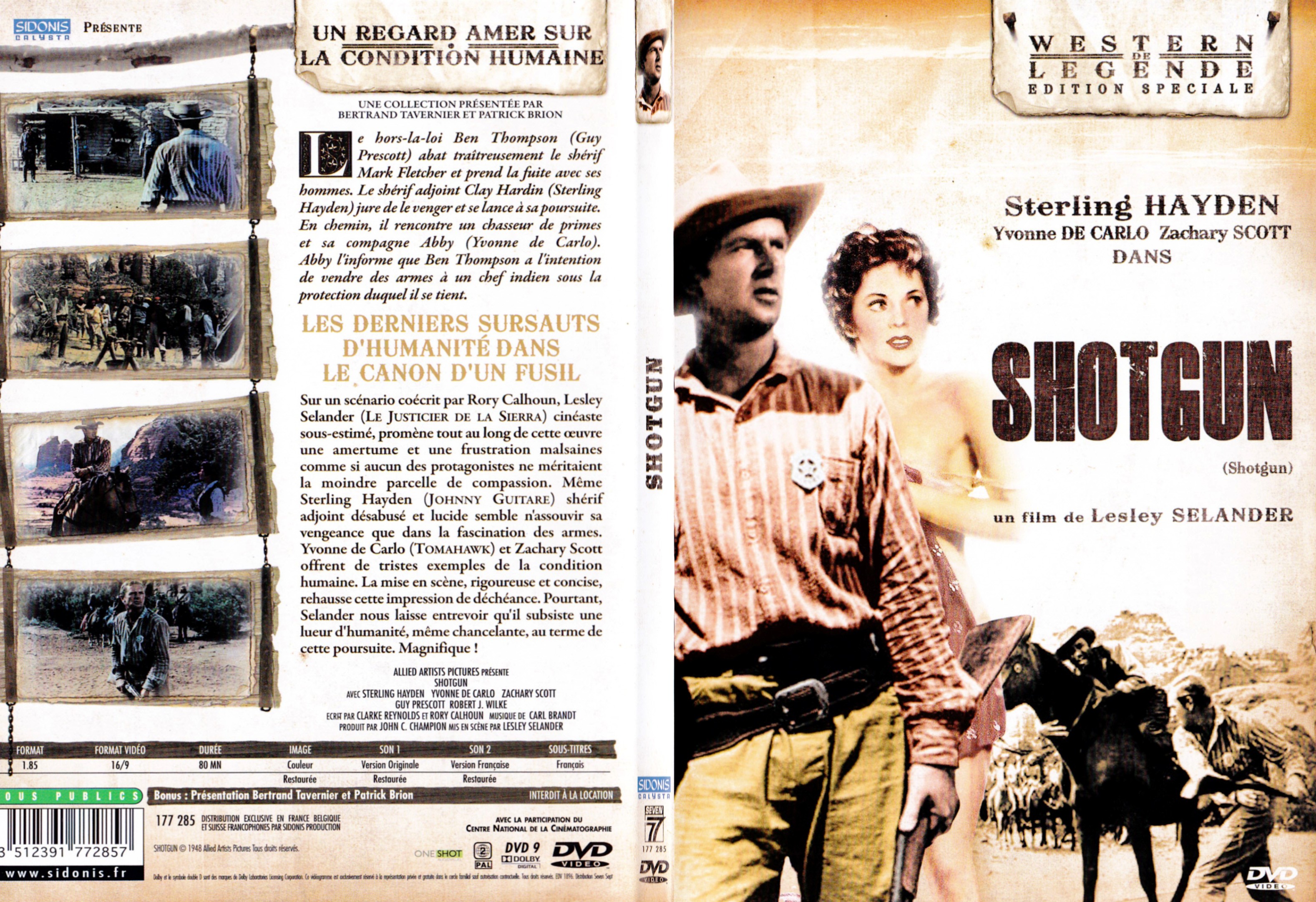 Jaquette DVD Shotgun - SLIM