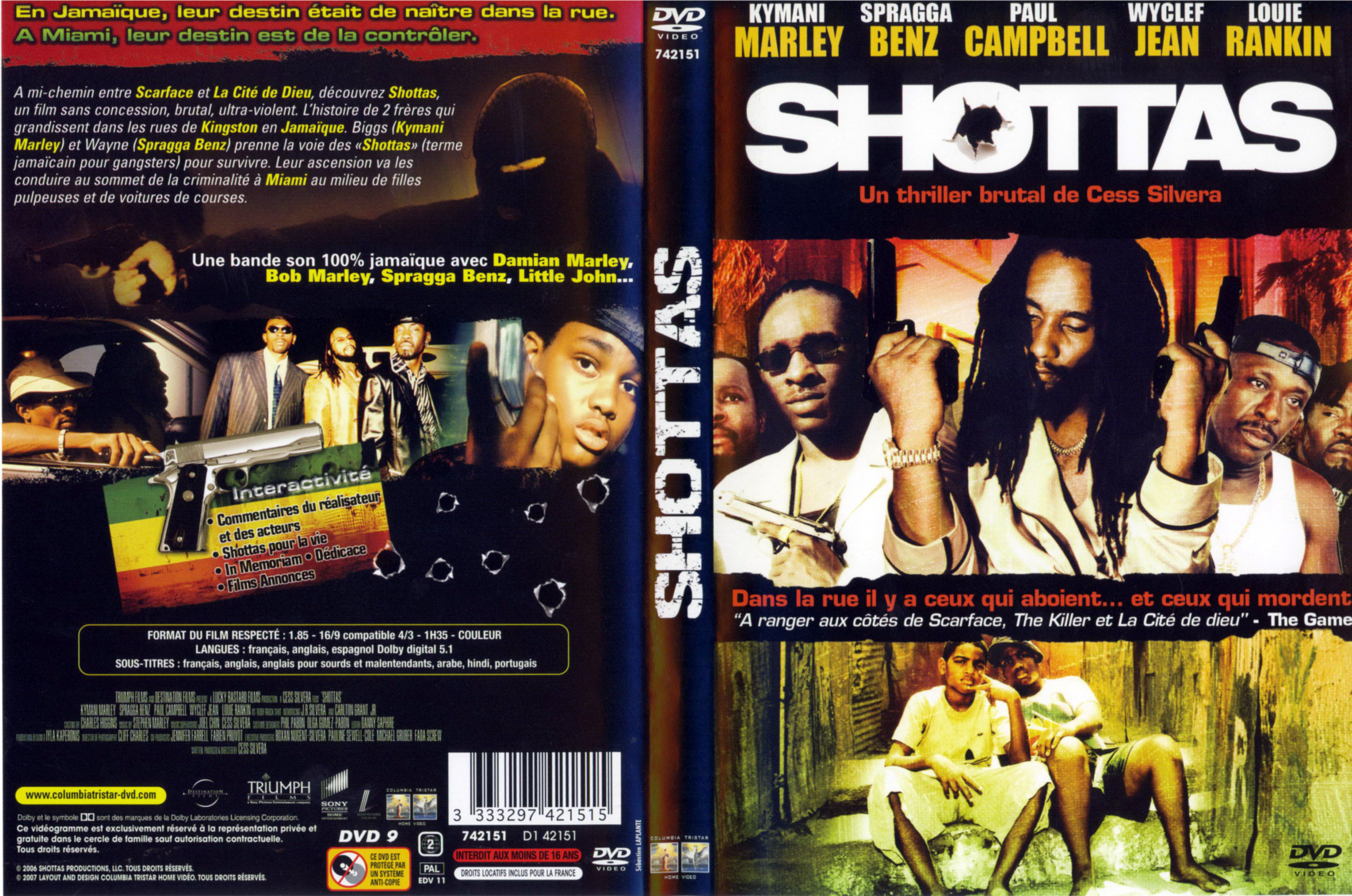 Jaquette DVD Shottas