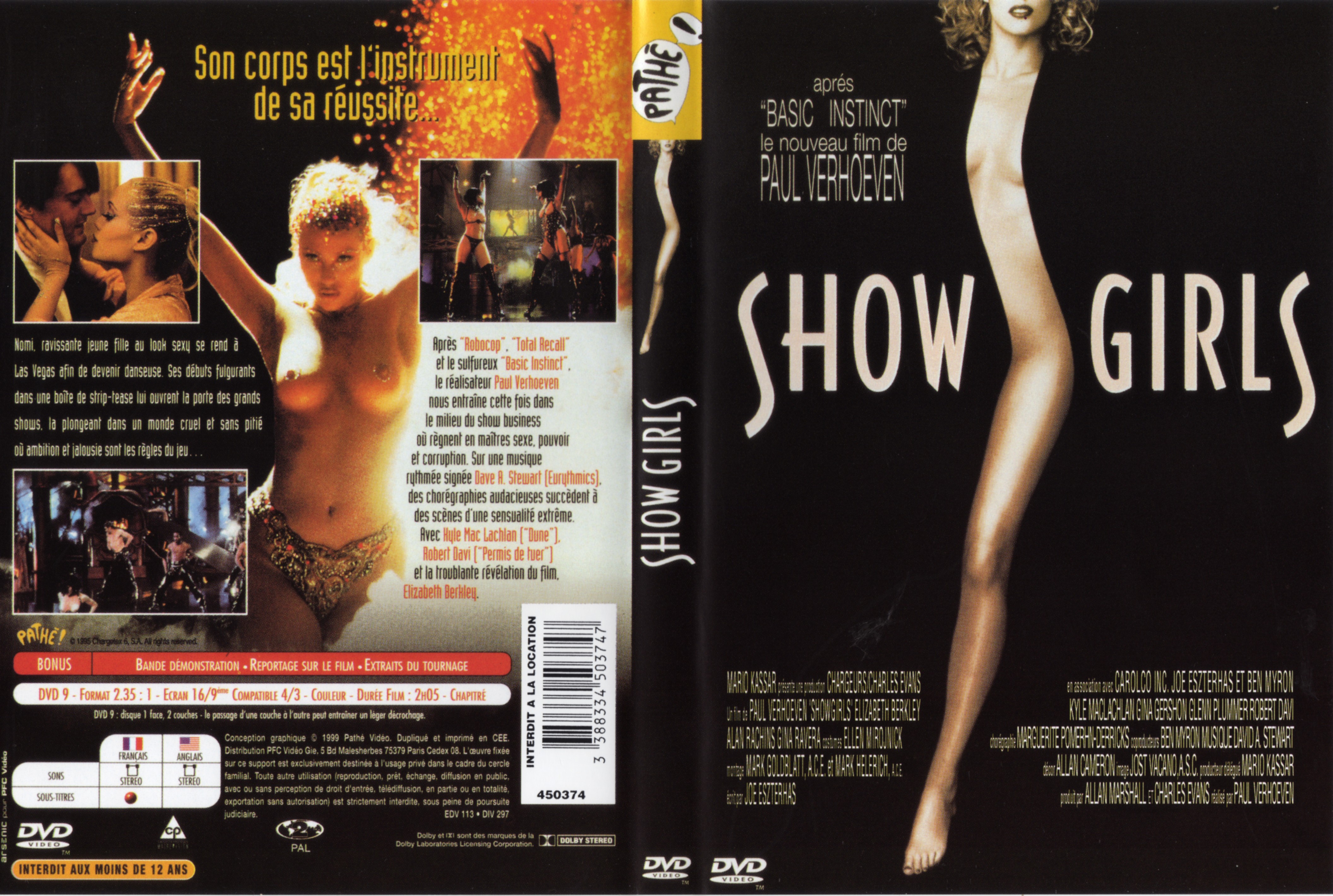 Jaquette DVD Showgirls