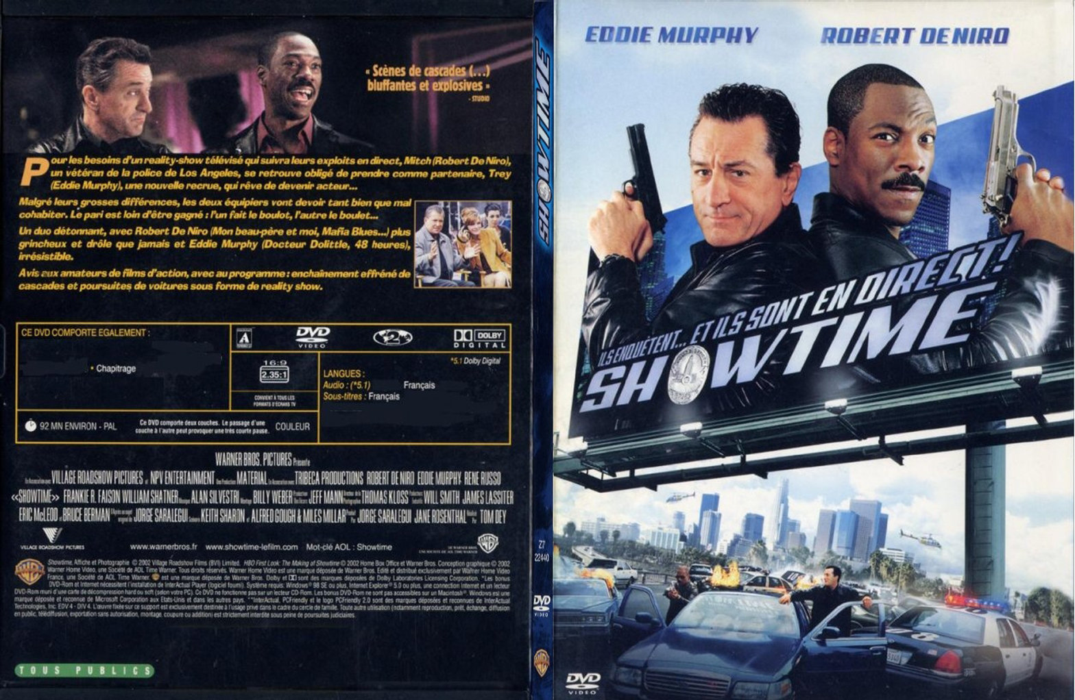 Jaquette DVD Showtime - SLIM