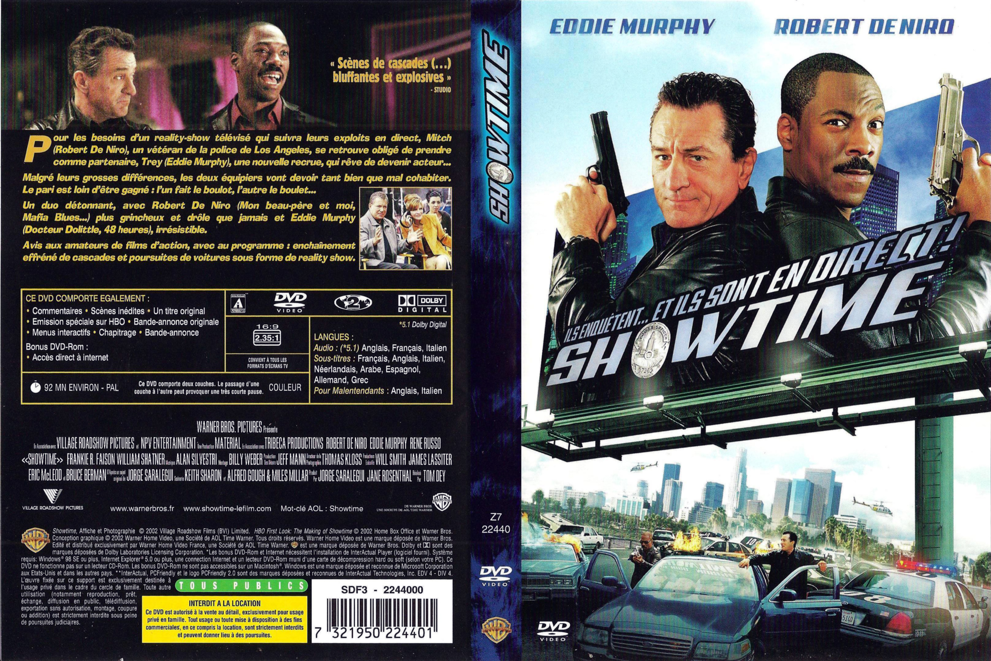 Jaquette DVD Showtime v2