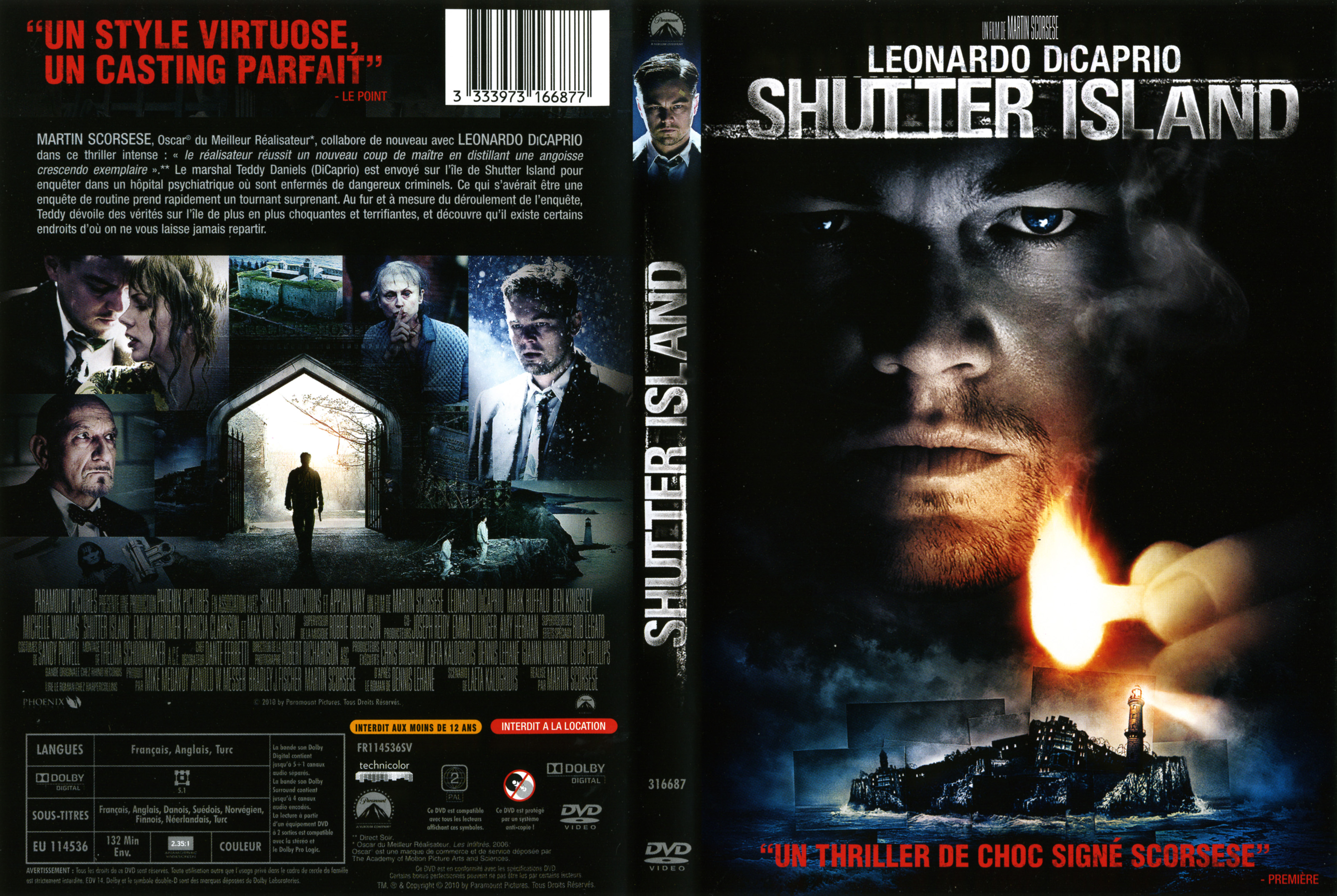 Jaquette DVD Shutter Island