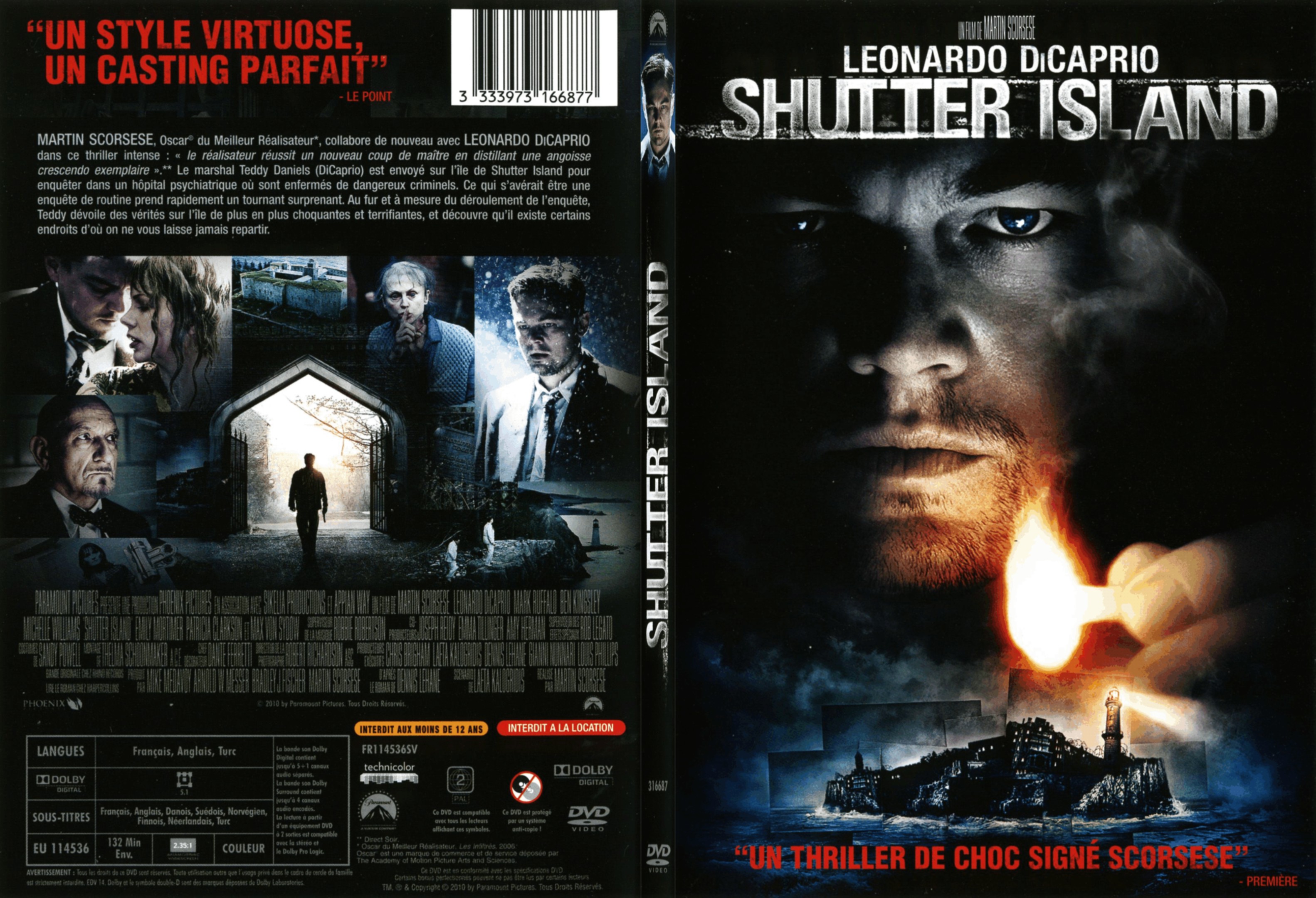 Jaquette DVD Shutter Island - SLIM
