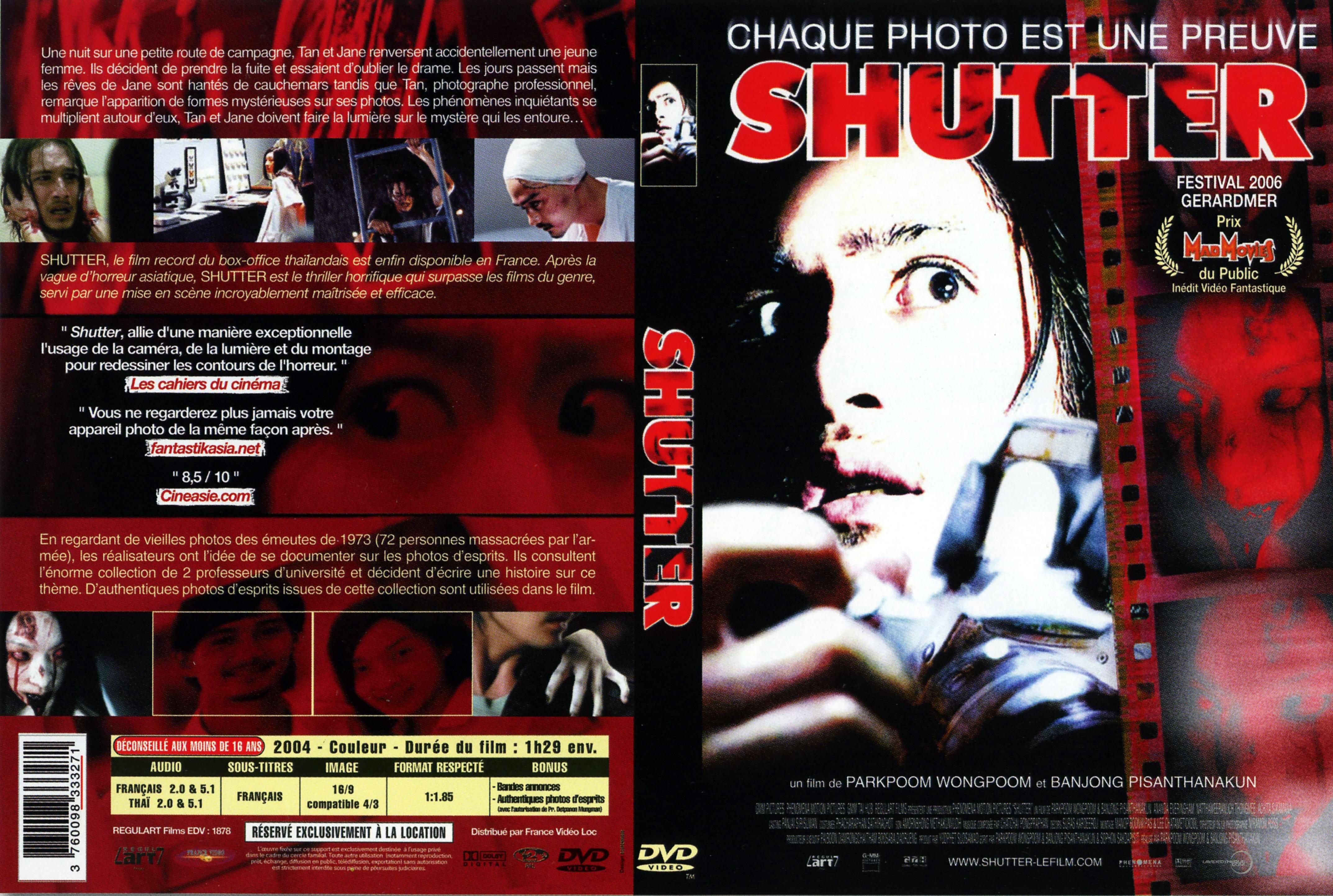 Jaquette DVD Shutter (2004)