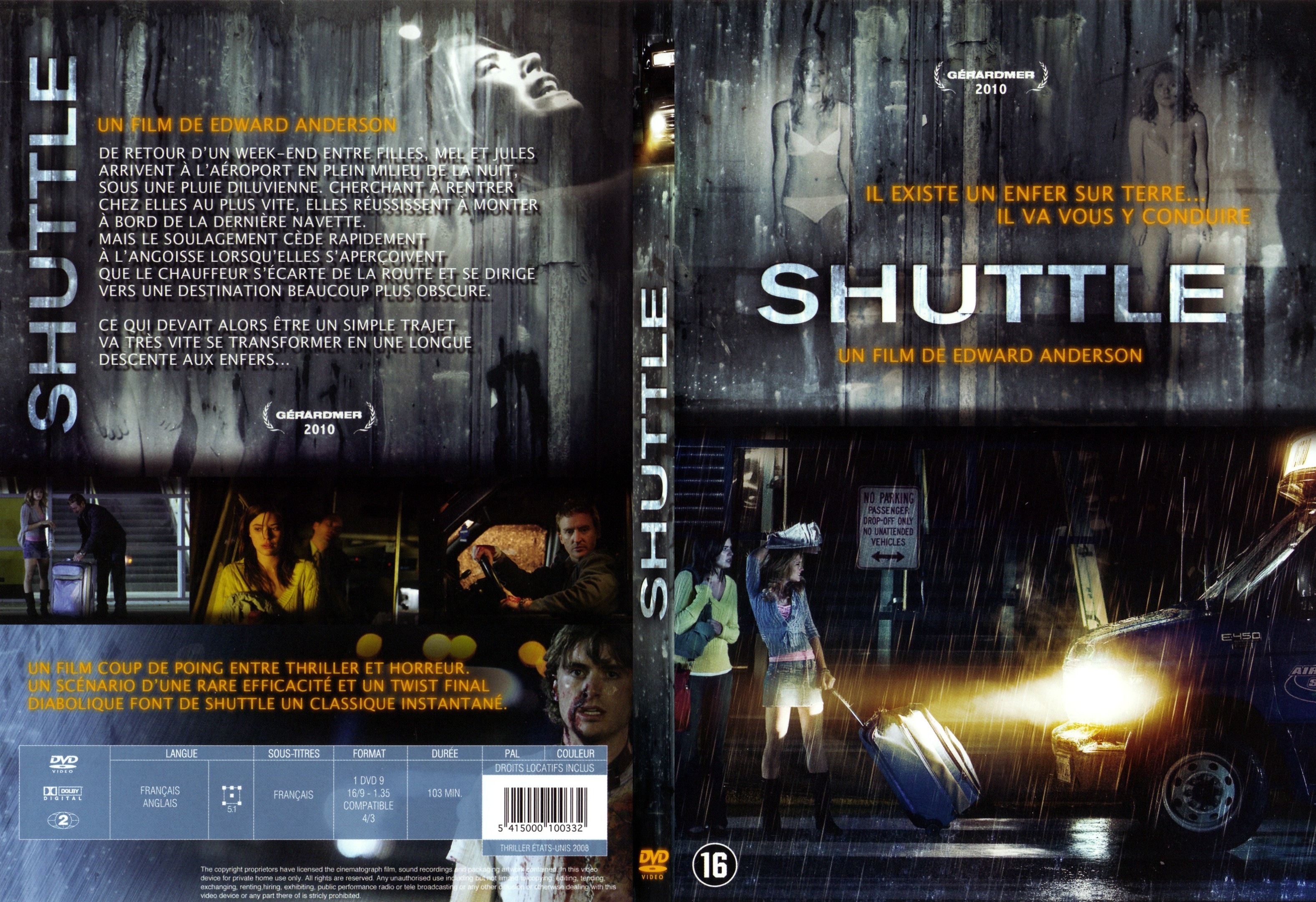 Jaquette DVD Shuttle - SLIM