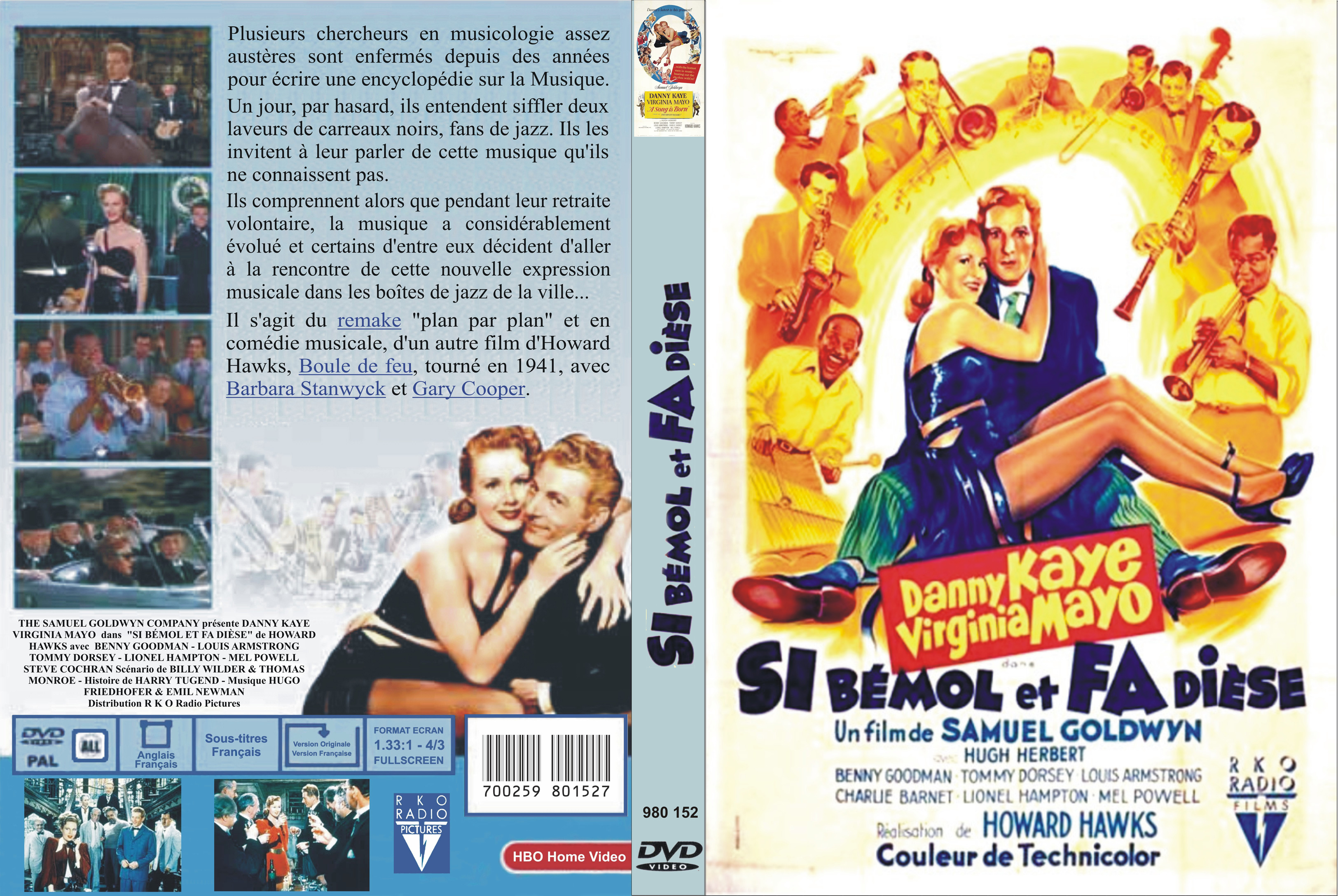 Jaquette DVD Si bmol et fa dise custom