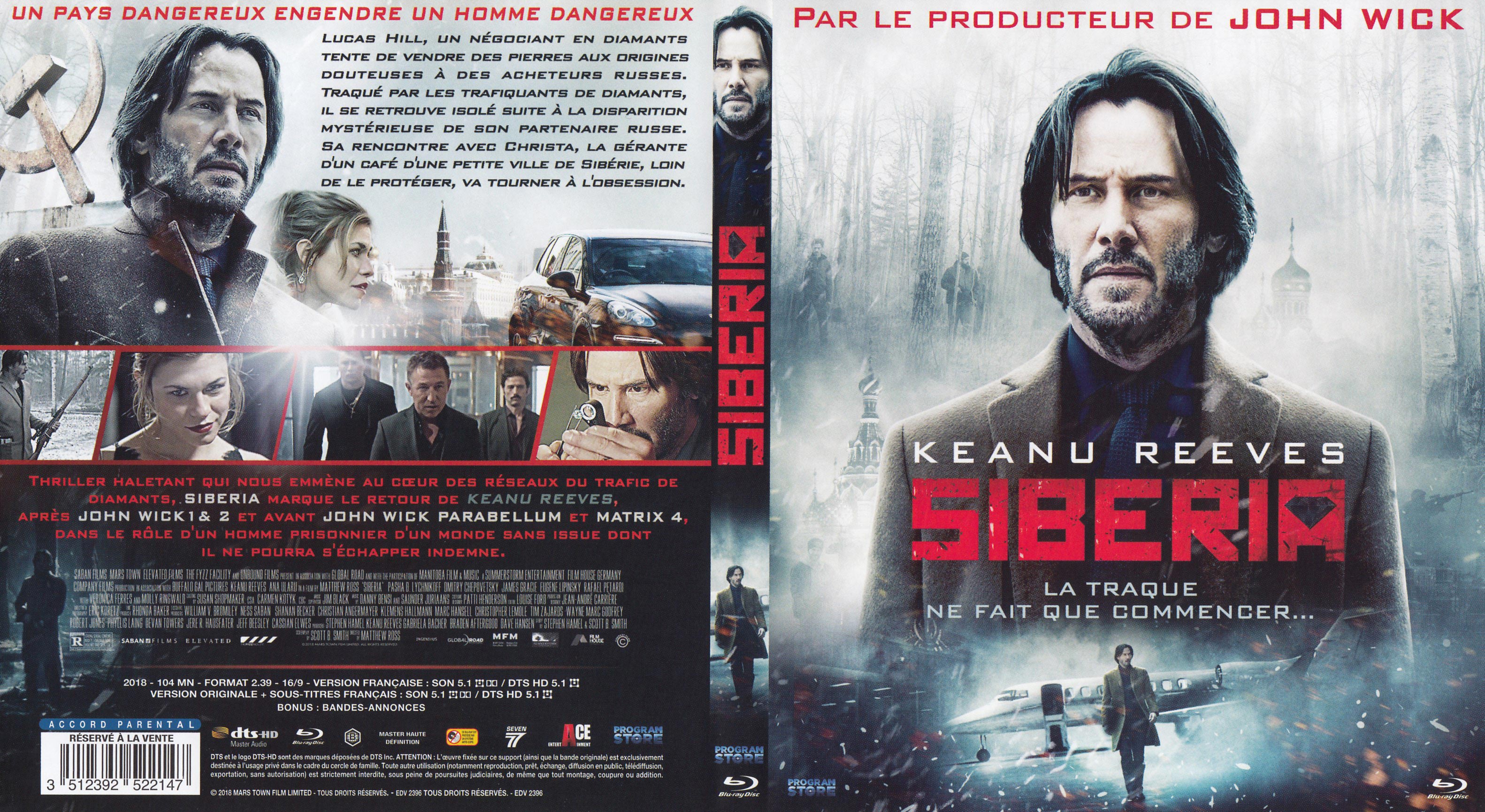 Jaquette DVD Siberia (BLU-RAY)