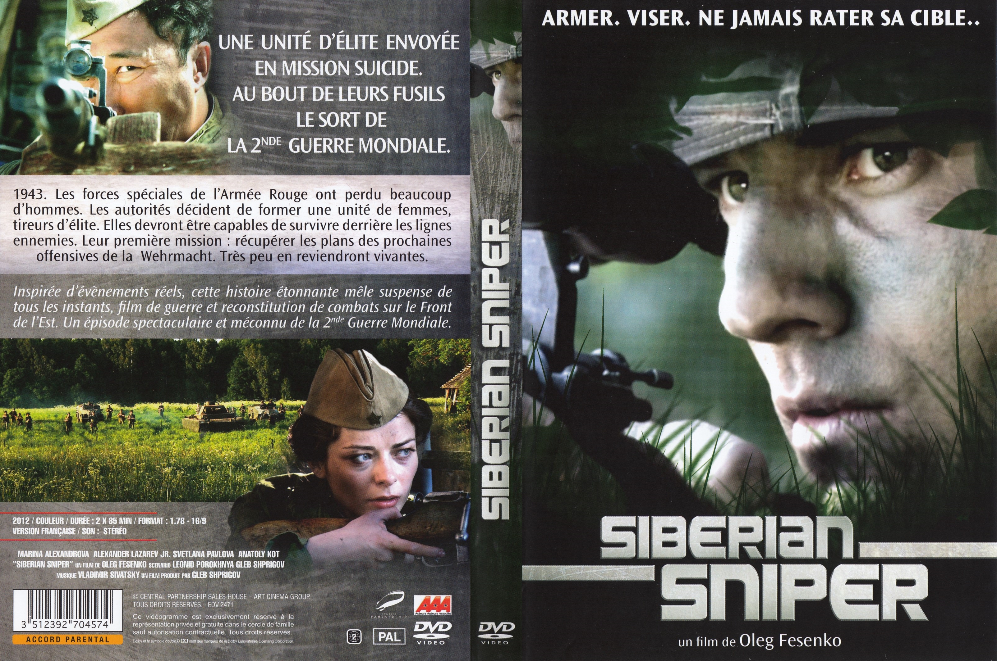 Jaquette DVD Siberian sniper