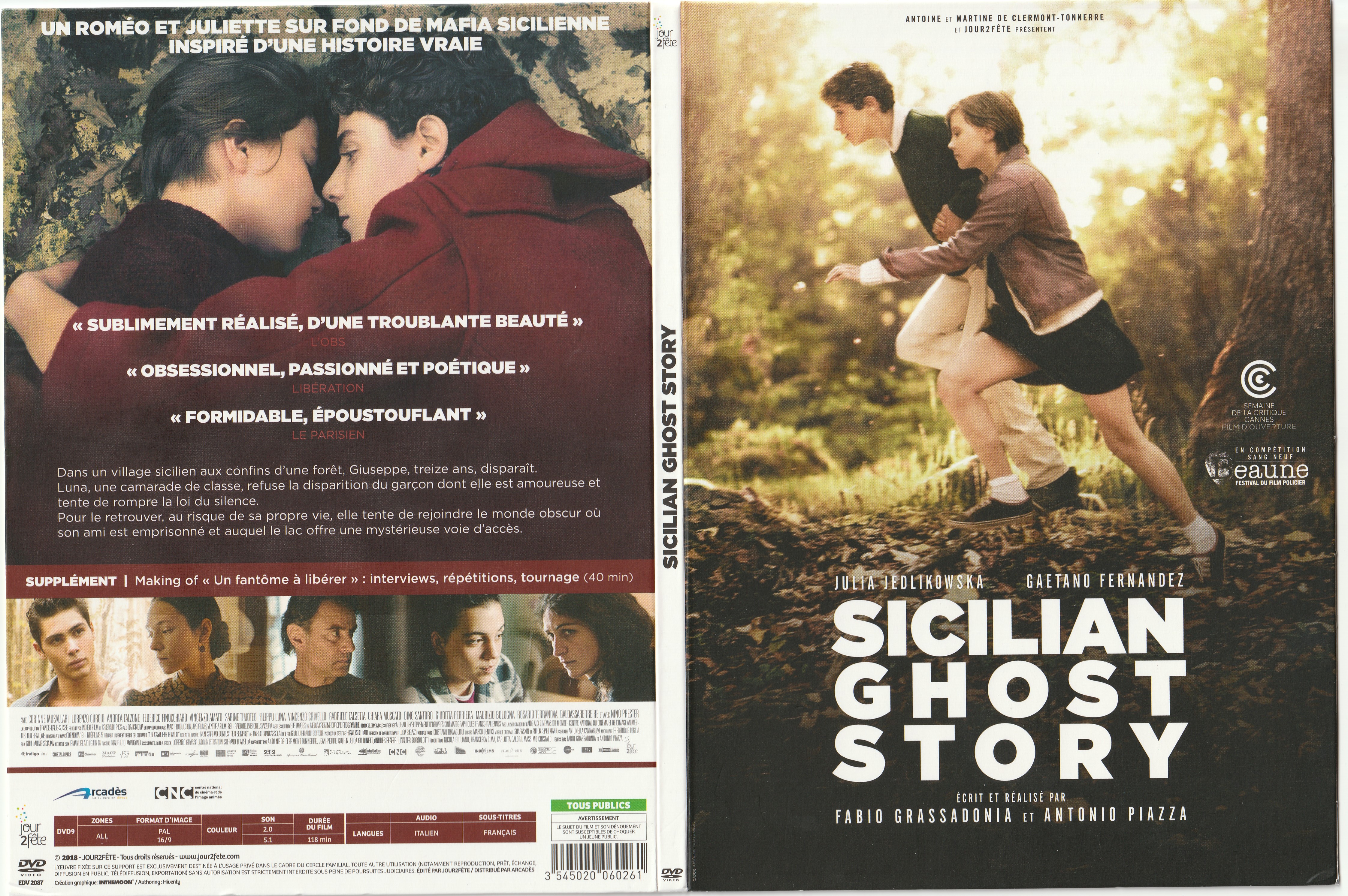Jaquette DVD Sicilian ghost story