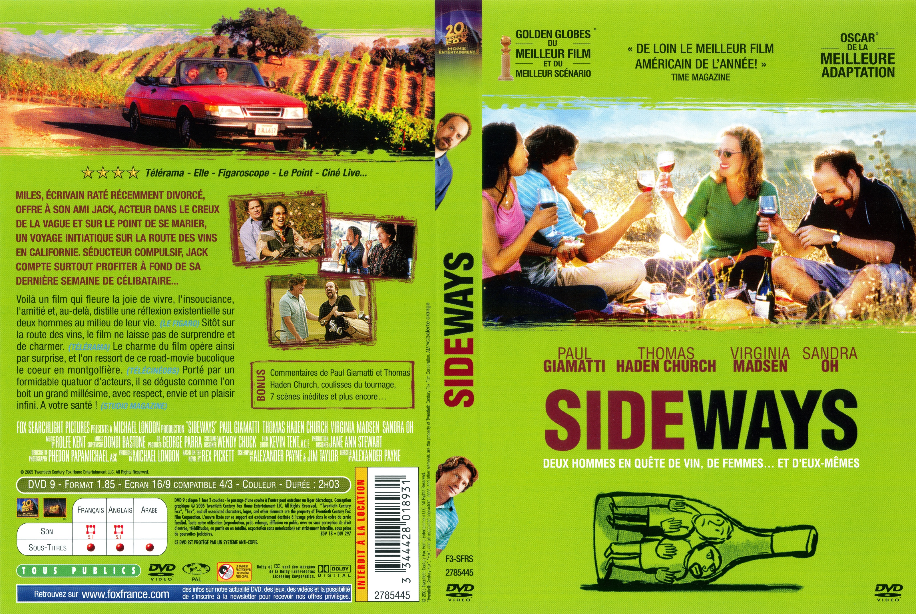 Jaquette DVD Sideways