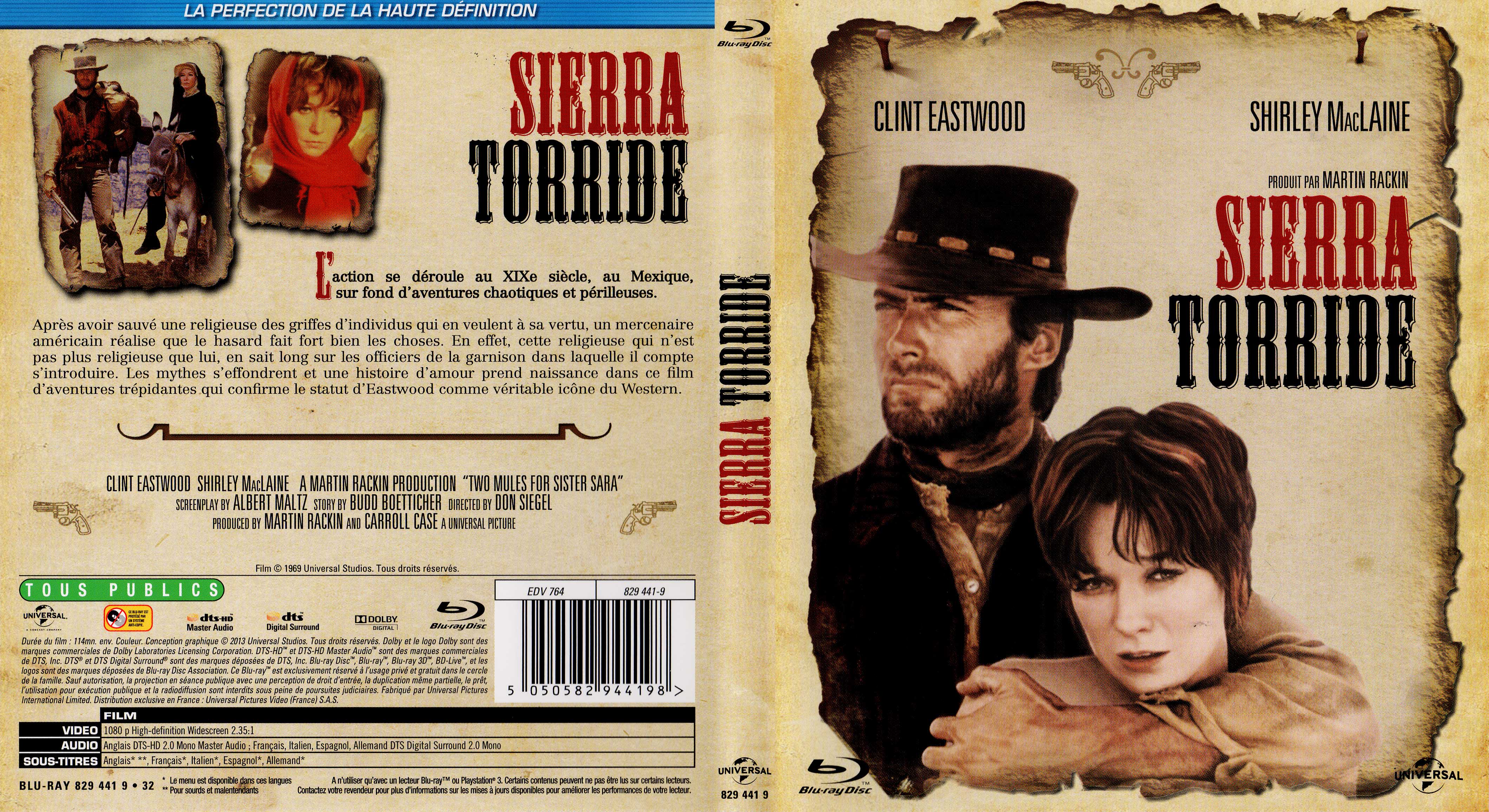 Jaquette DVD Sierra Torride (BLU-RAY)