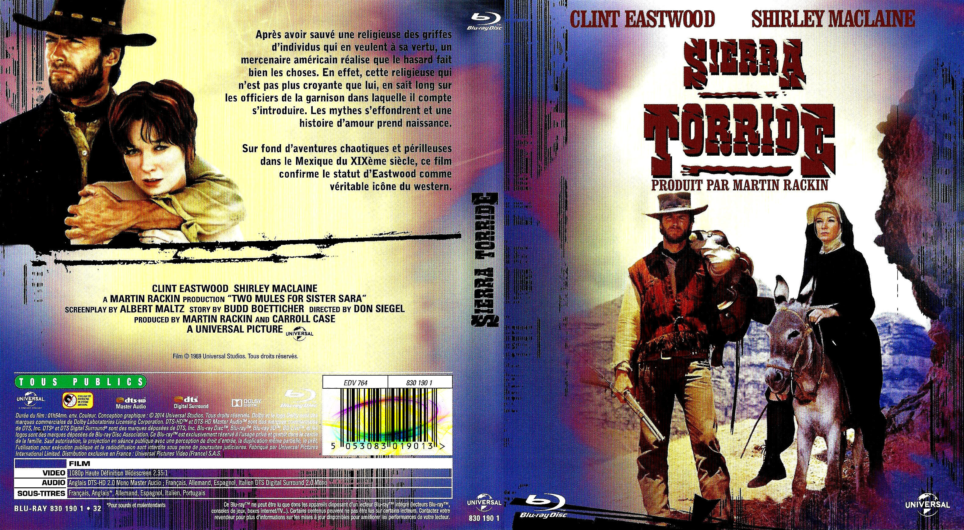 Jaquette DVD Sierra torride (BLU-RAY) v2