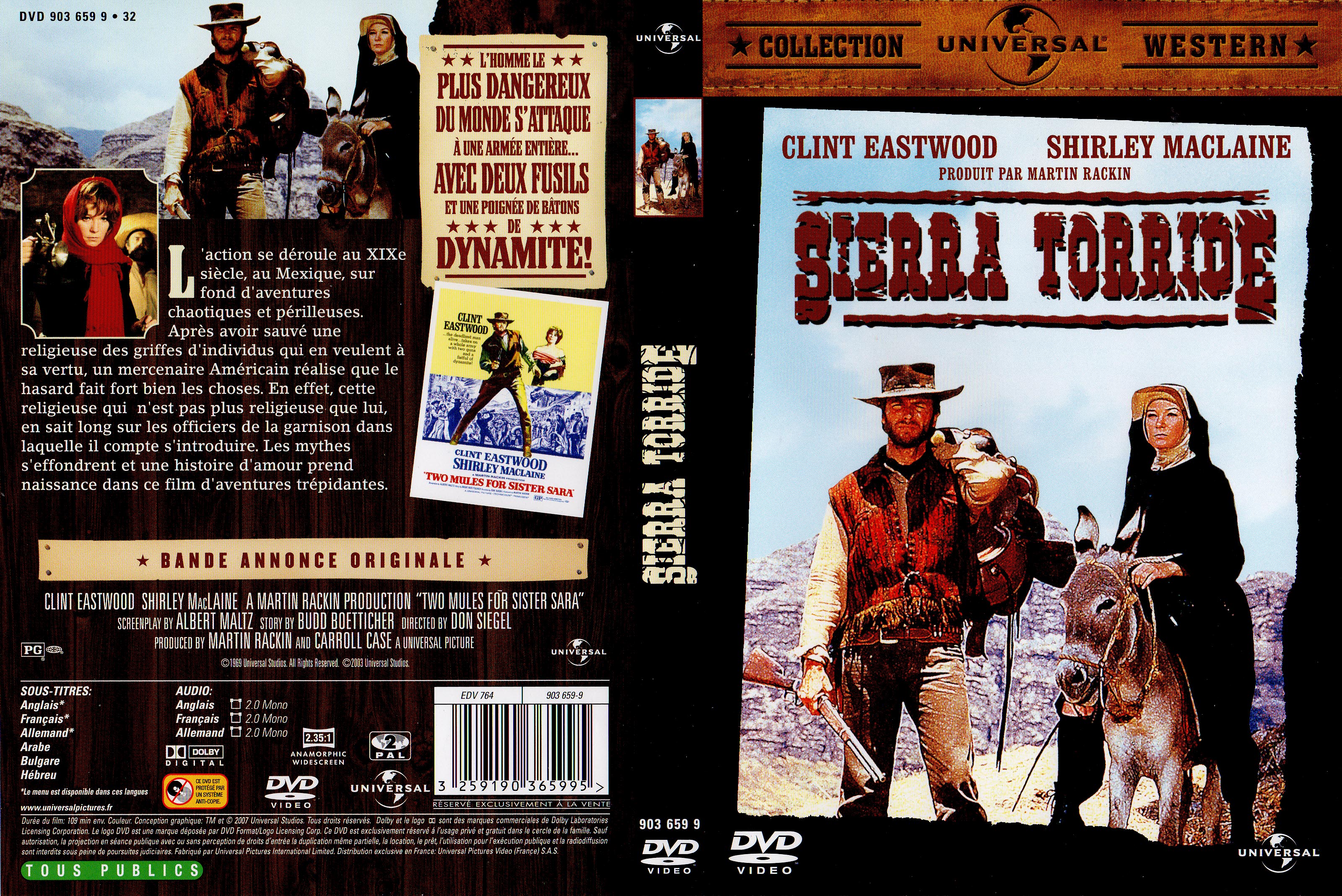 Jaquette DVD Sierra torride v3