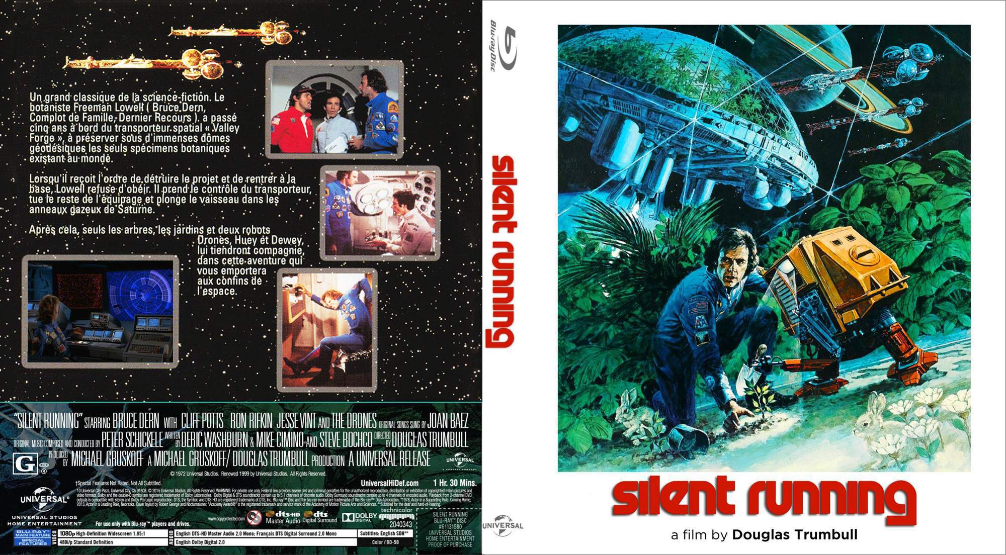 Jaquette DVD Silent Running custom (BLU-RAY)