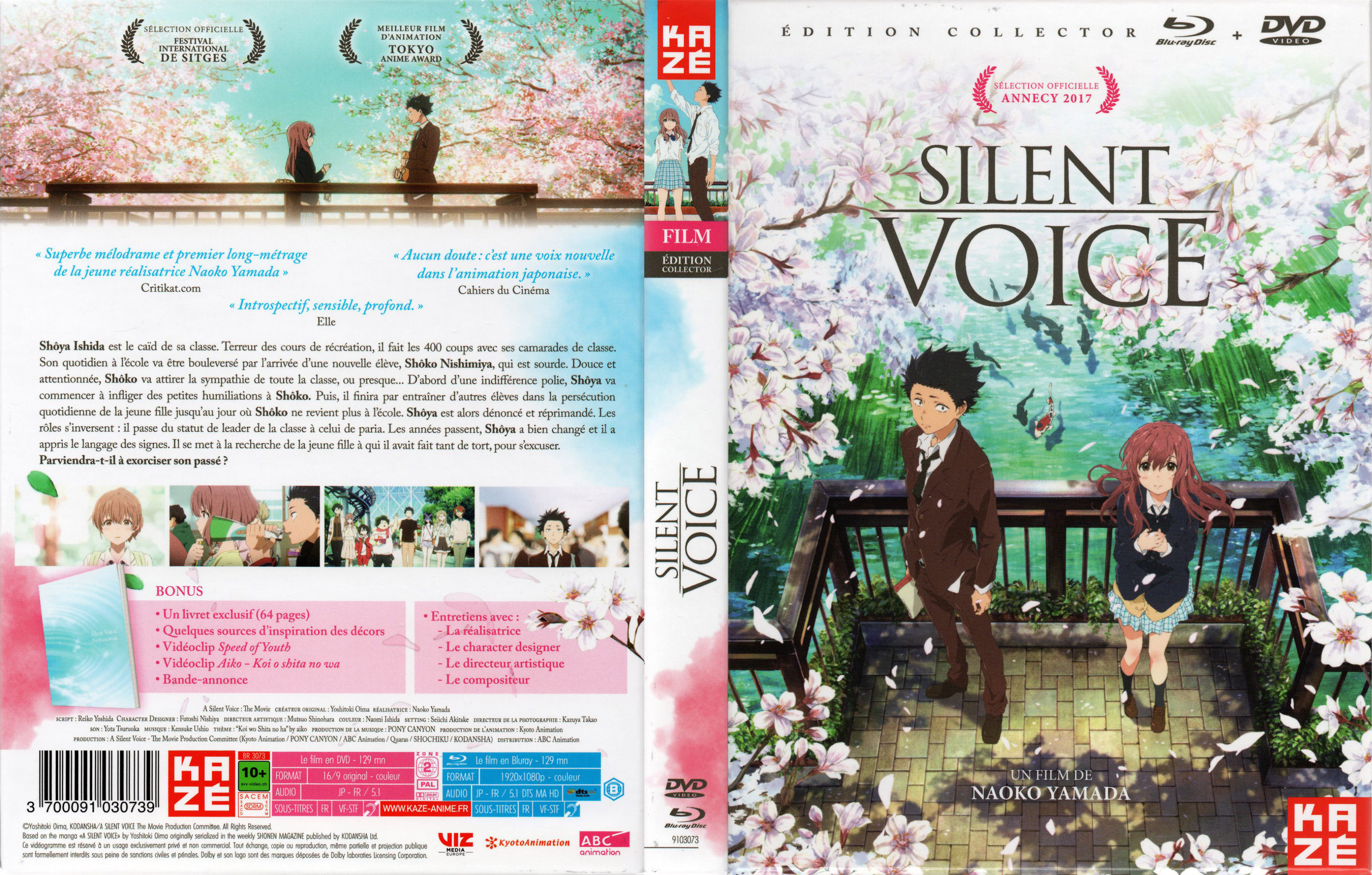 Jaquette DVD Silent Voice (BLU-RAY)
