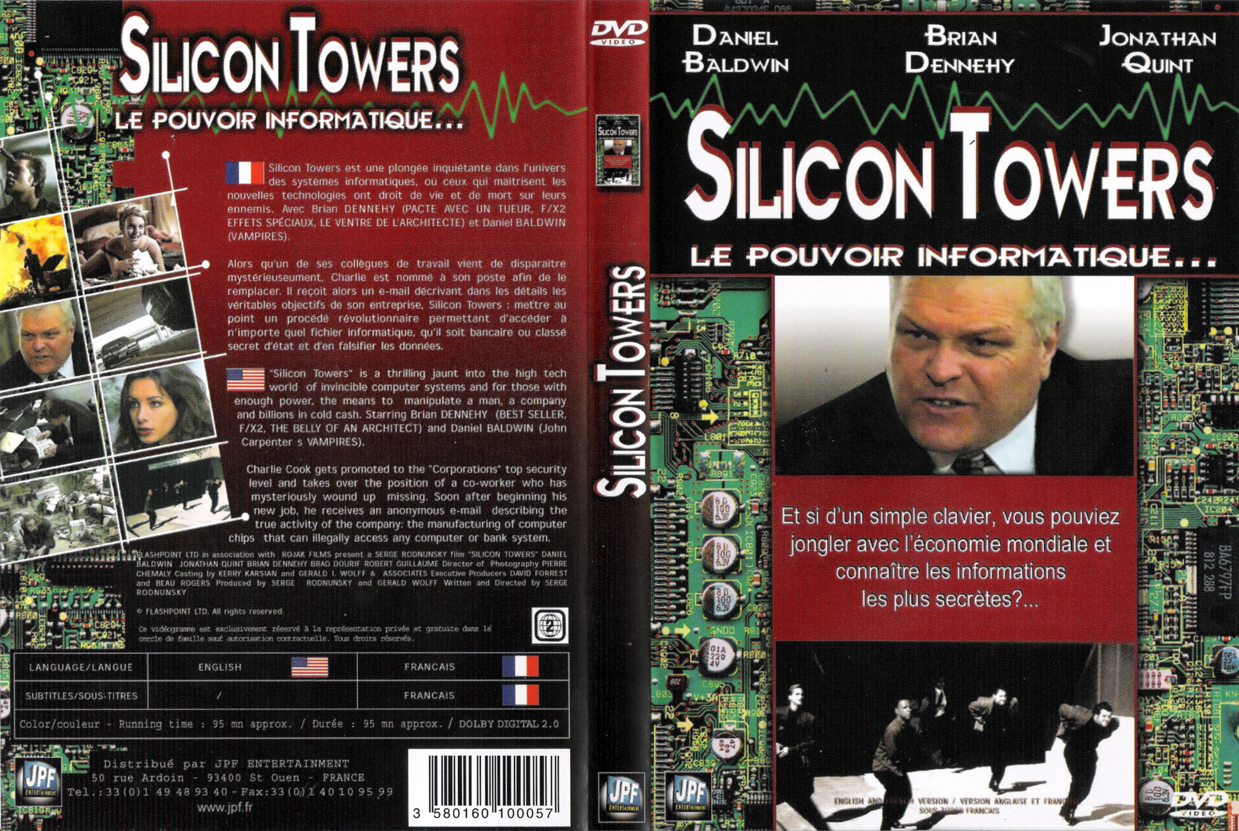 Jaquette DVD Silicon towers