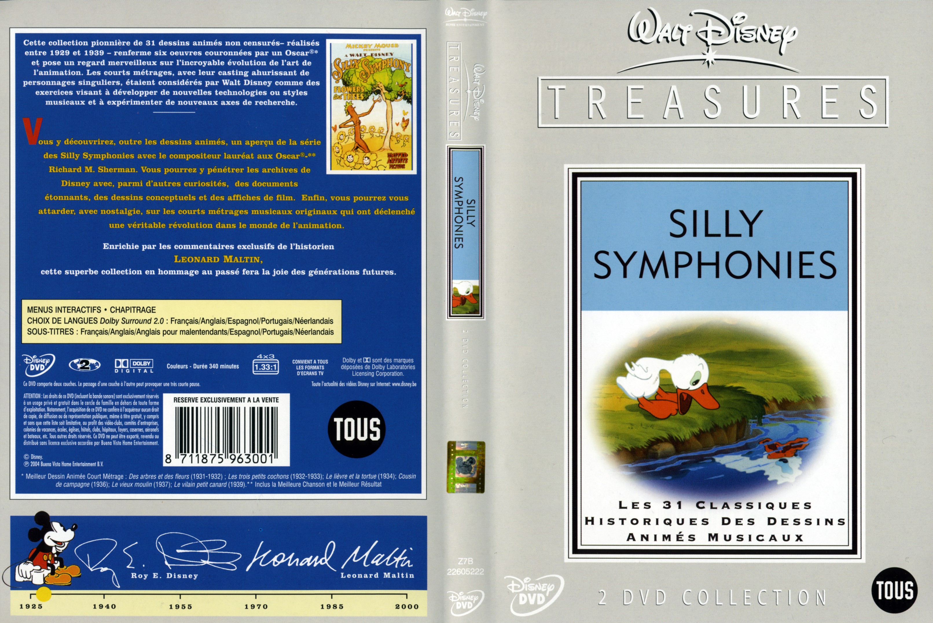 Jaquette DVD Silly symphonies
