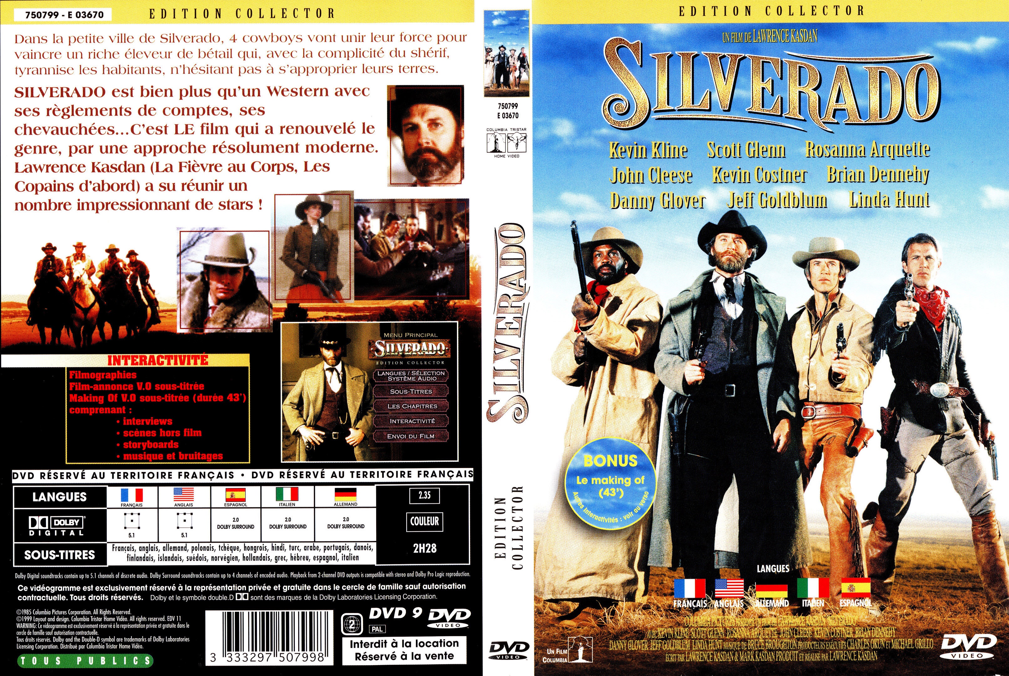 Jaquette DVD Silverado