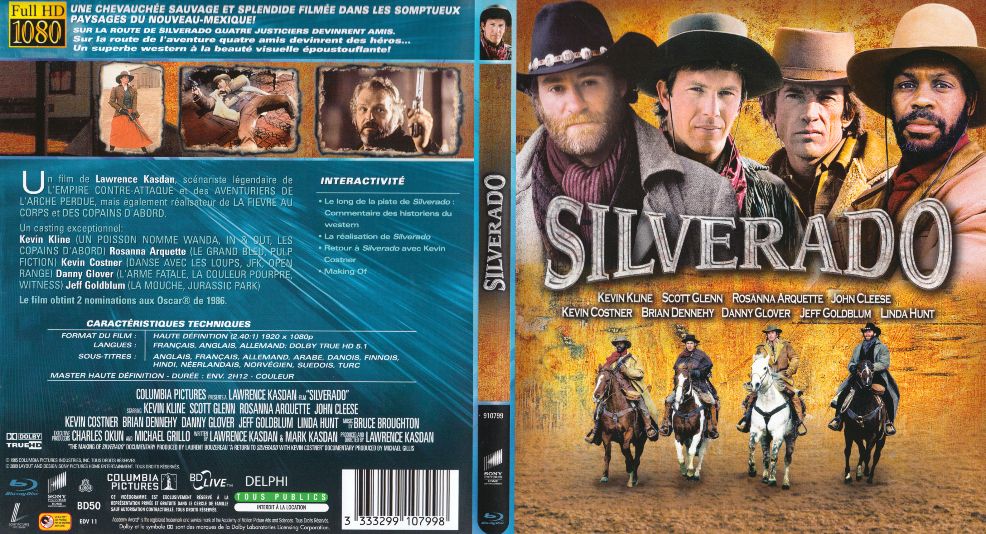 Jaquette DVD Silverado (BLU-RAY)