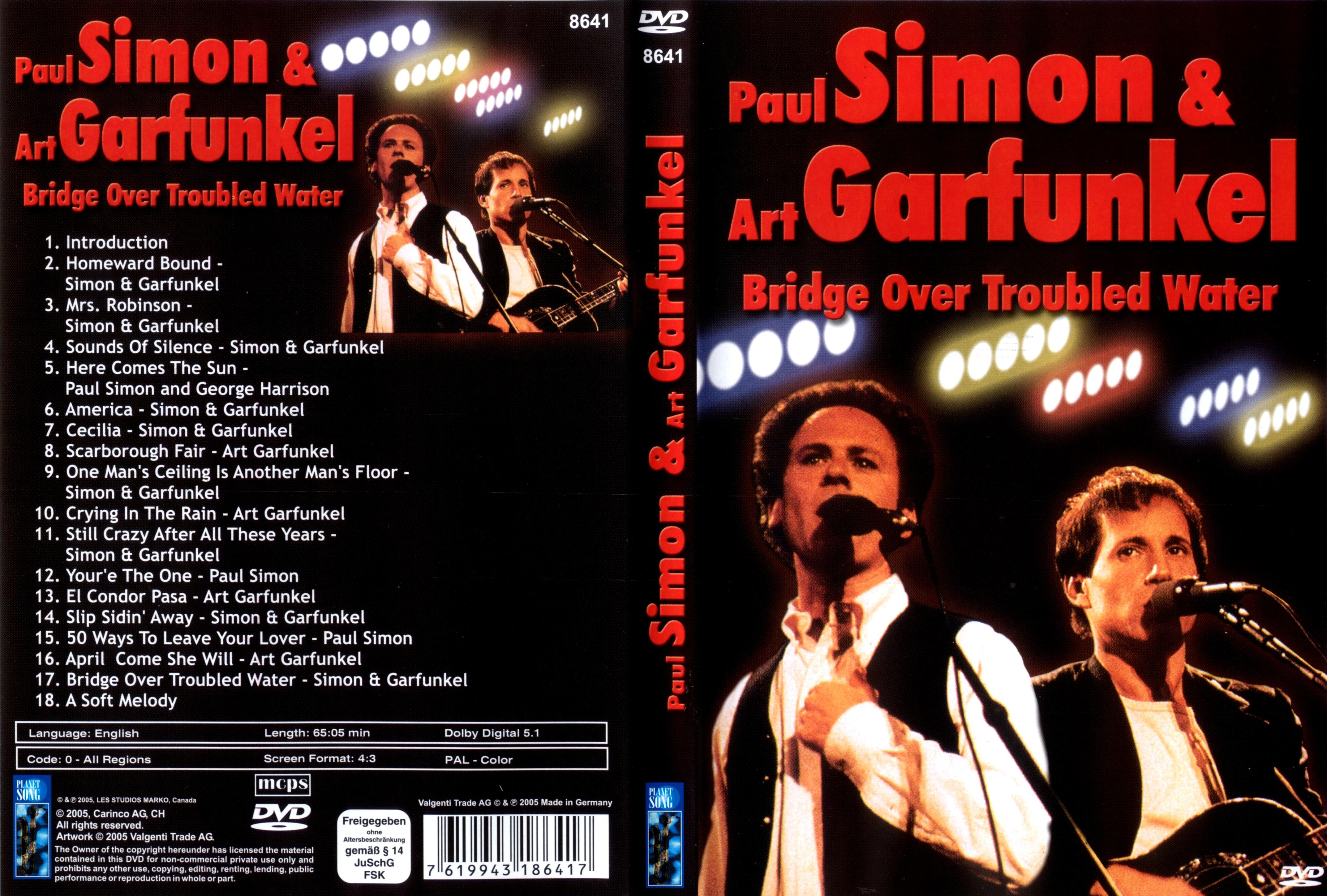 Jaquette DVD Simon and Garfunkel - bridge over troubled water