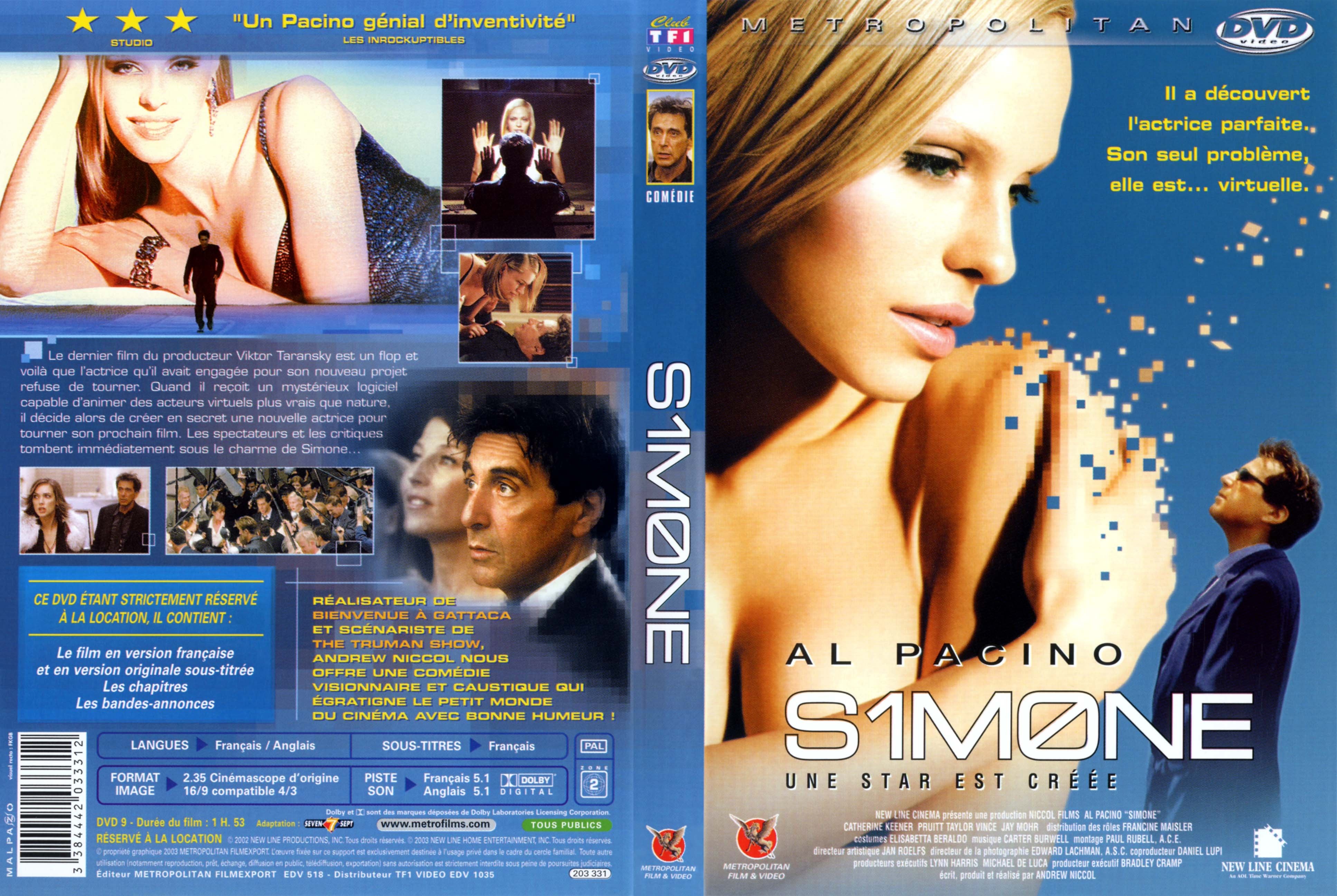 Jaquette DVD Simone